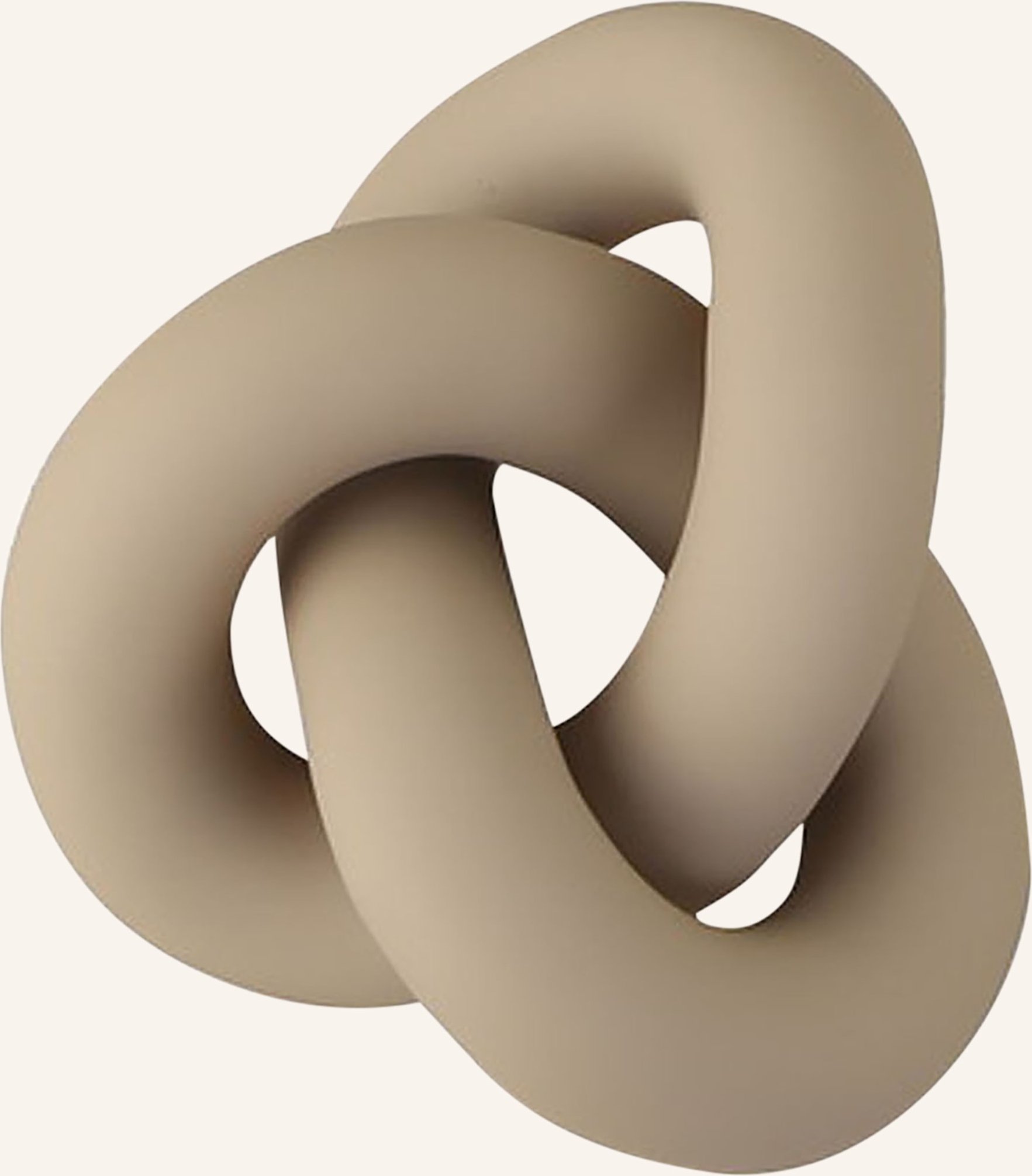 Cooee Design Dekofigur Knot Table Small beige