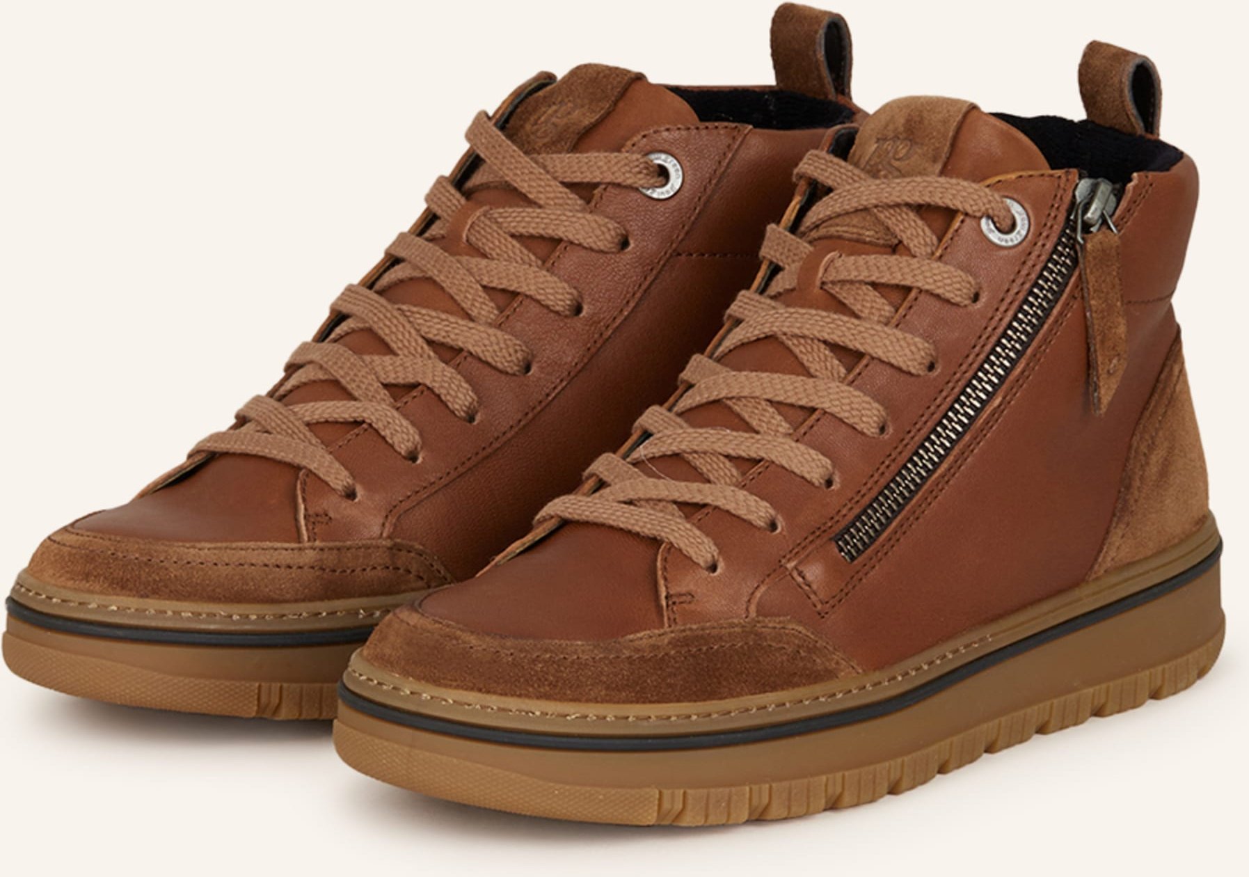 Paul Green Hightop-Sneaker braun