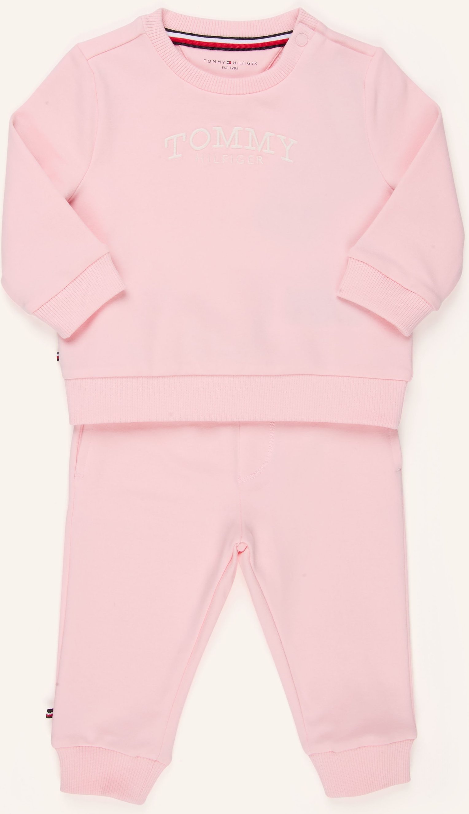Tommy Hilfiger Set: Sweatshirt Und Sweatpants rosa