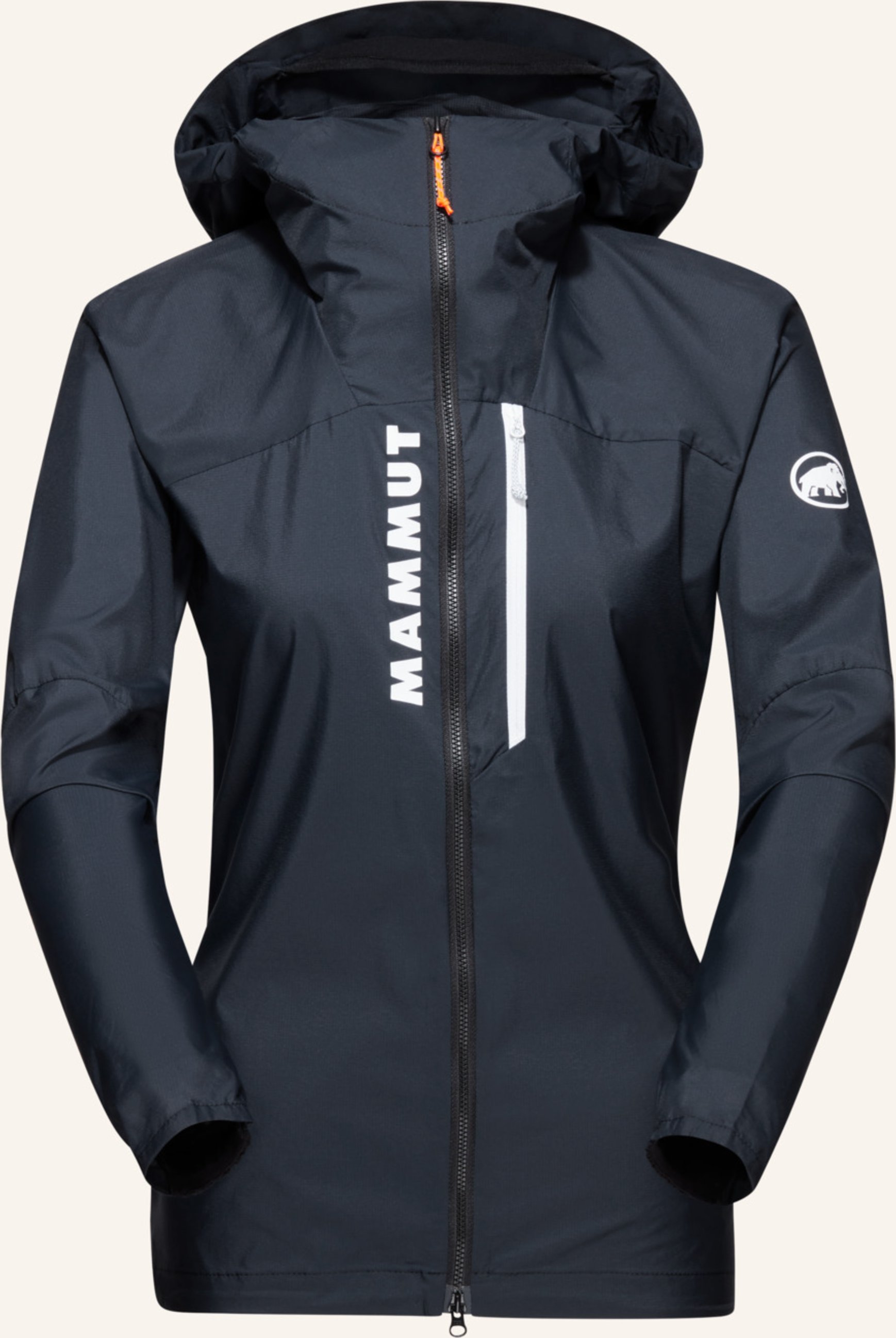Mammut Trailrunningjacke Aenergy Hooded schwarz