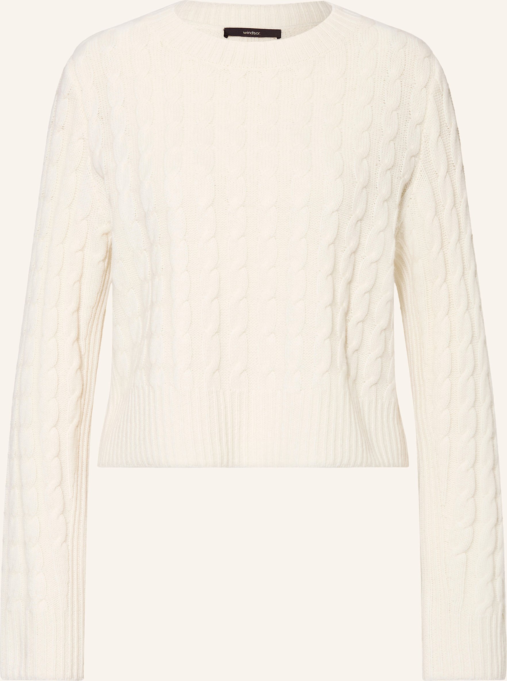 Thumbnail - Windsor. Pullover Mit Cashmere weiss