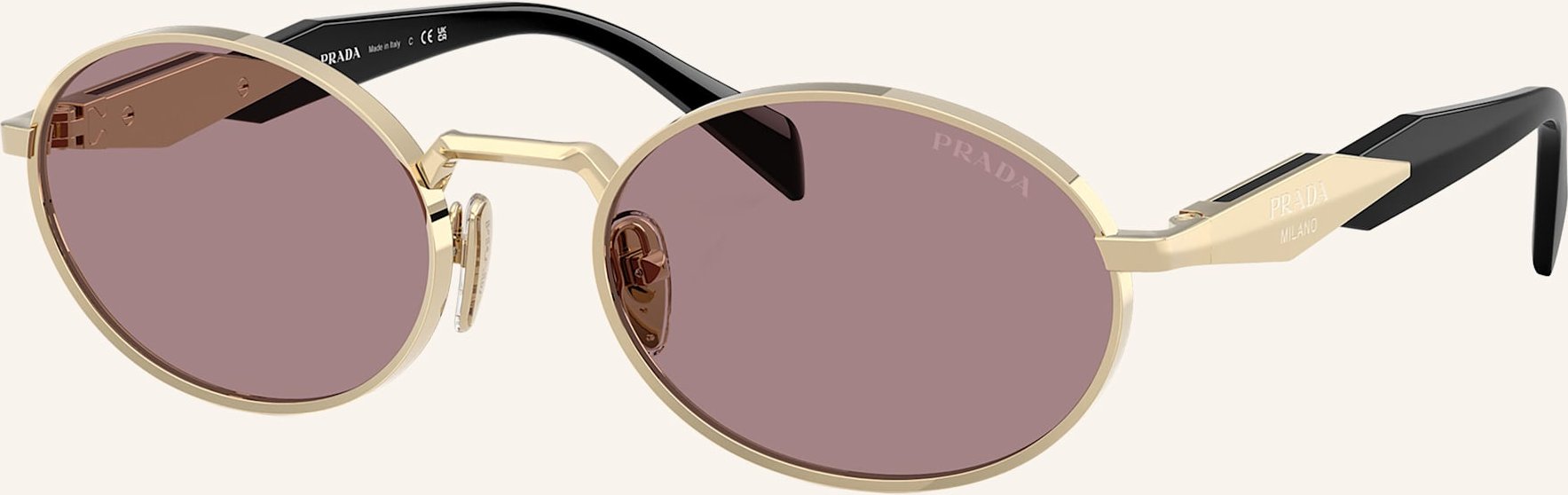 Prada Sonnenbrille Pr 65zs gold