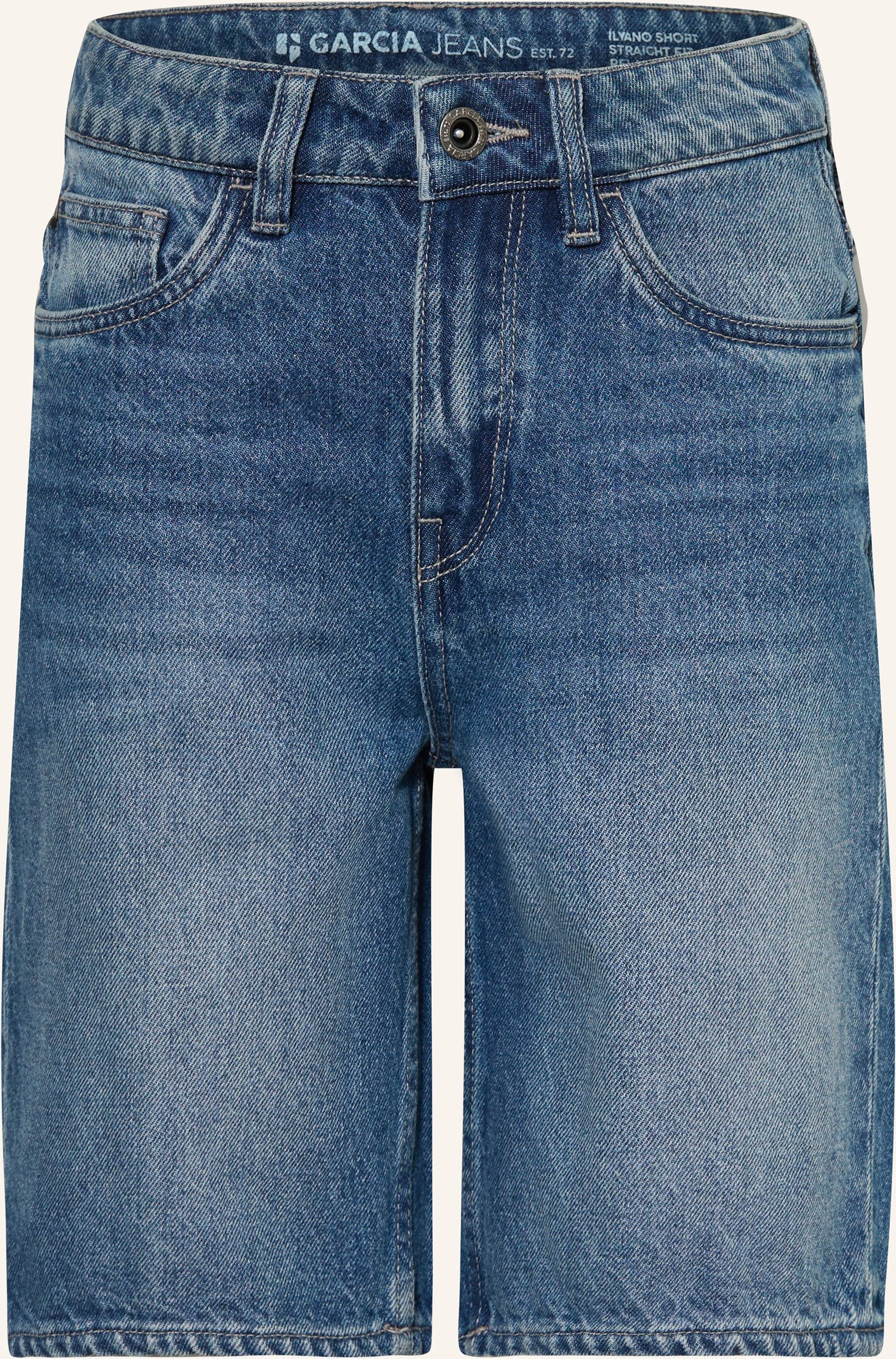 Garcia Jeansshorts Ilyano blau