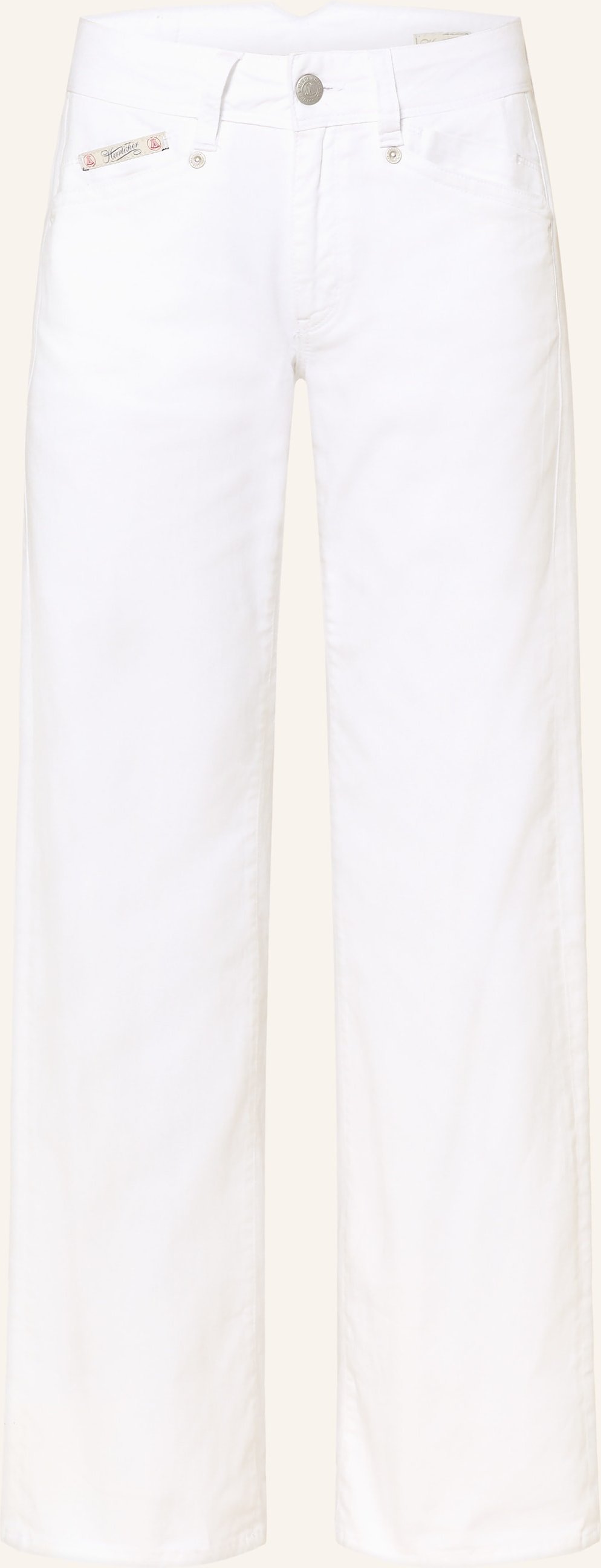 Herrlicher Wide Leg Jeans Prime weiss