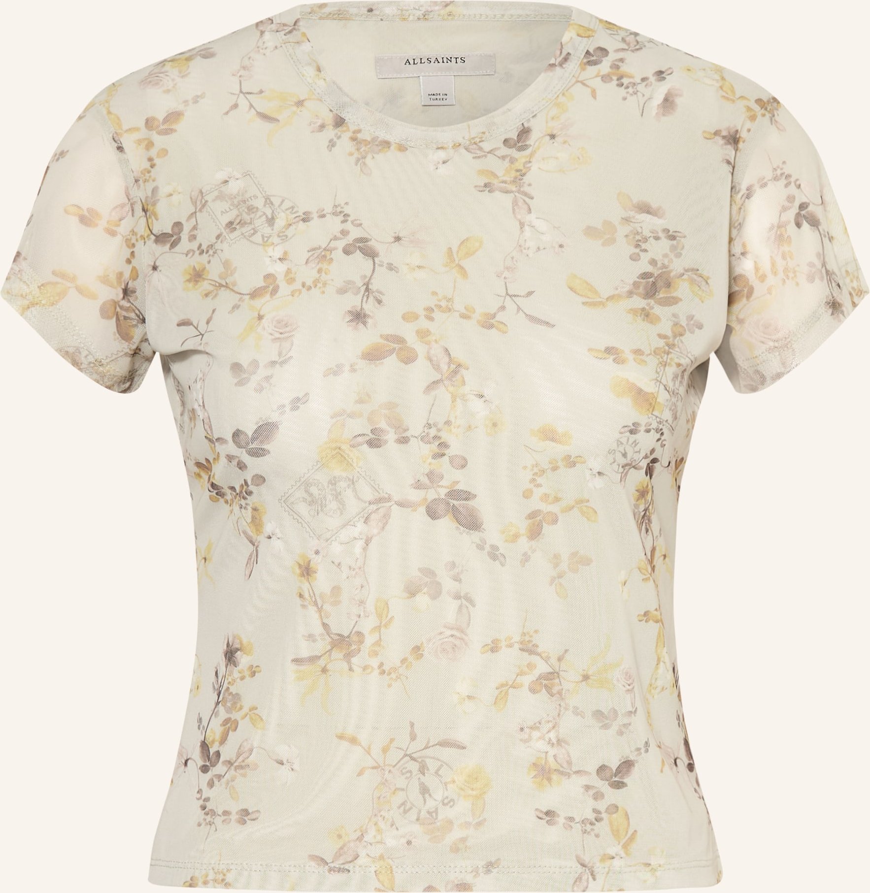 Allsaints T-Shirt Ellie Aus Mesh gruen