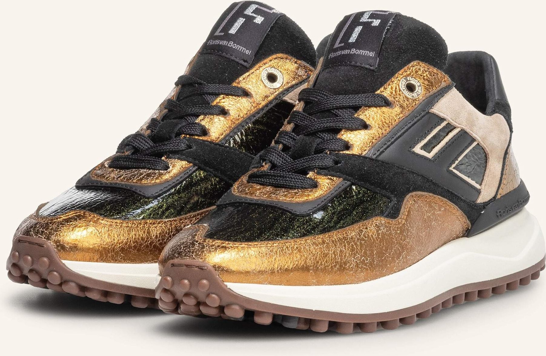 Floris Van Bommel Sneaker Noppi 36 braun