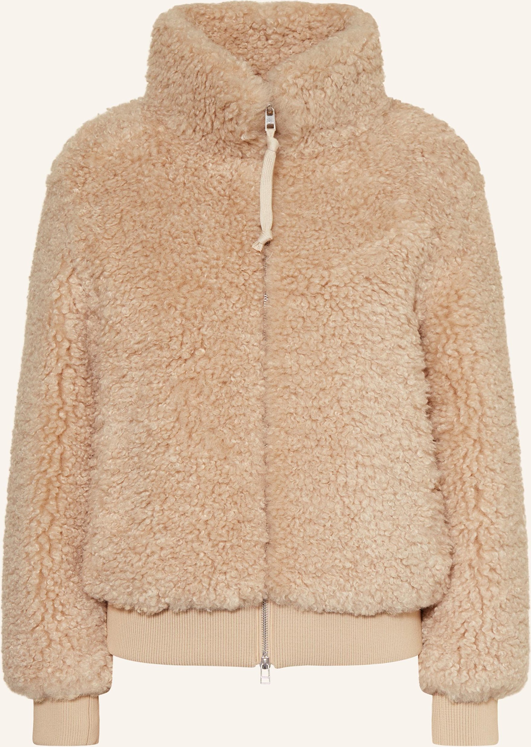 Thumbnail - Marc O'polo Denim Teddyfell-Jacke beige