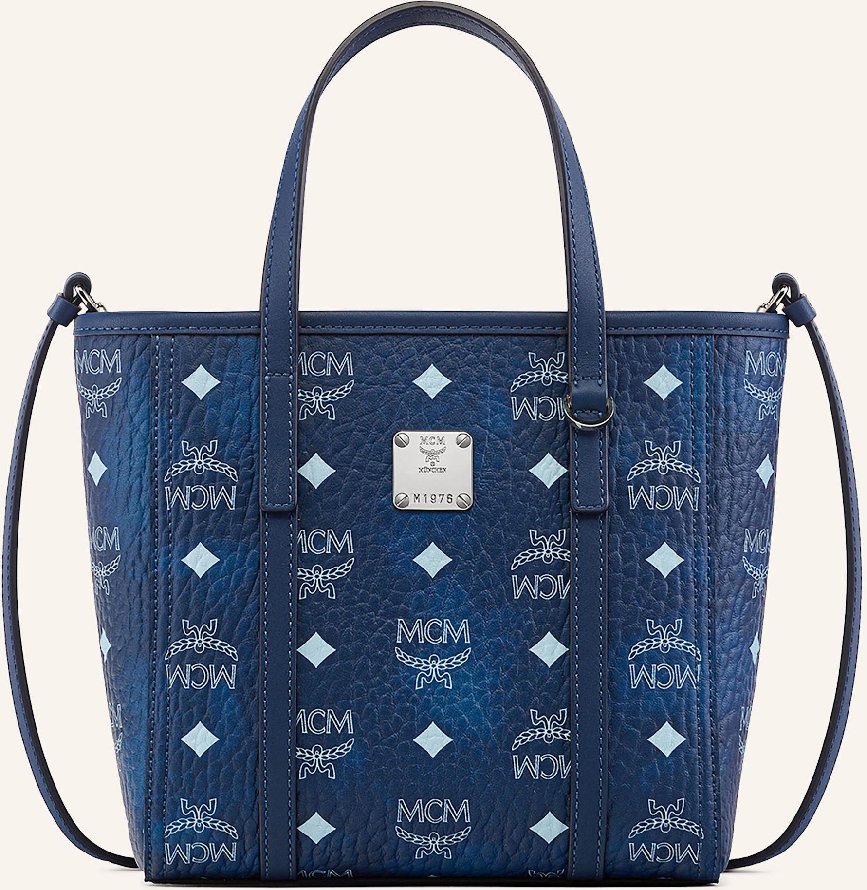 Mcm Handtasche Toni Mini blau