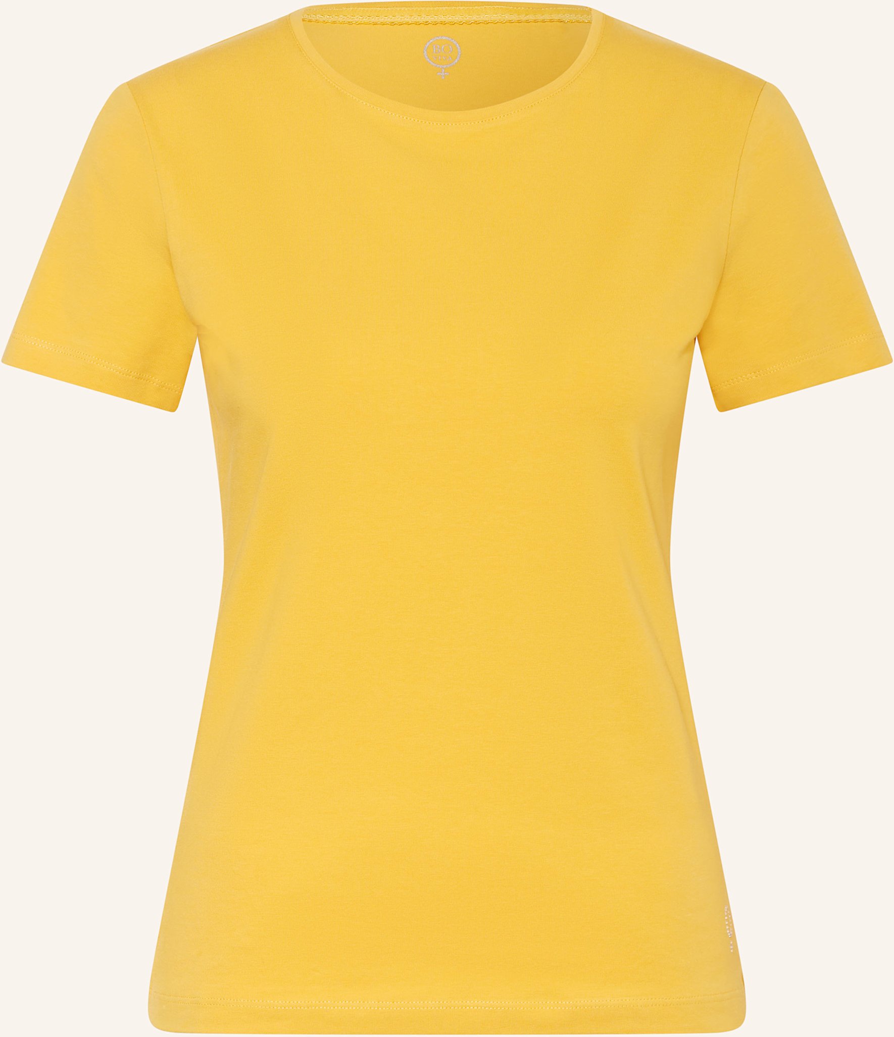 Boviva T-Shirt Mit Schmucksteinen gelb