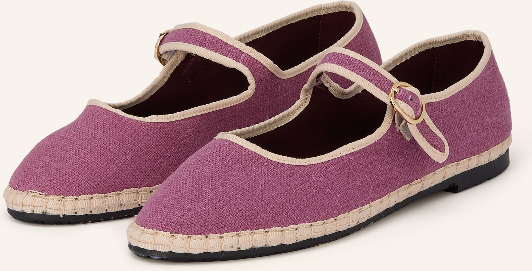 Flabelus Mary-Jane-Ballerinas Ariadna pink