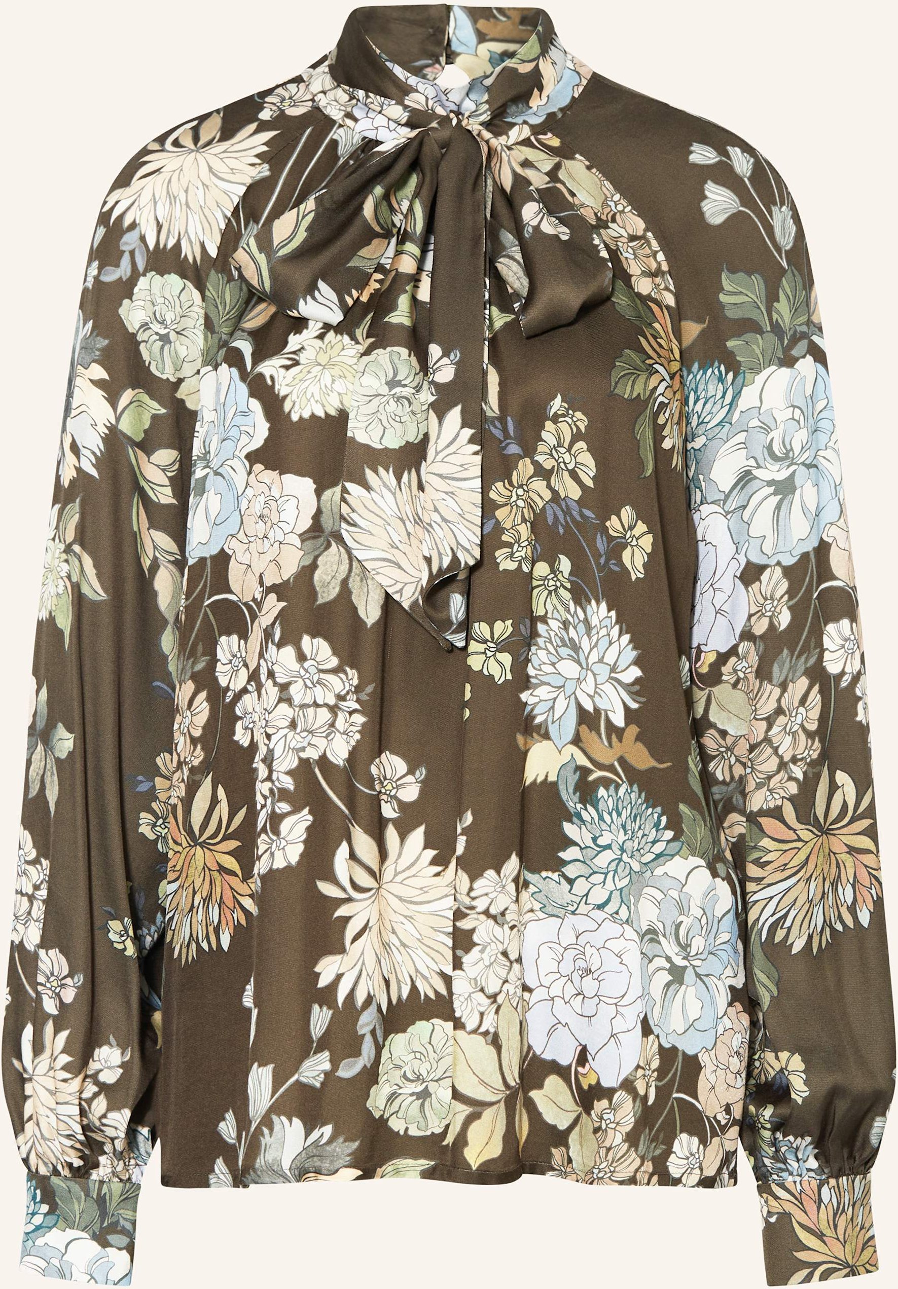 Riani Blusenshirt Mit Abnehmbarer Schluppe braun