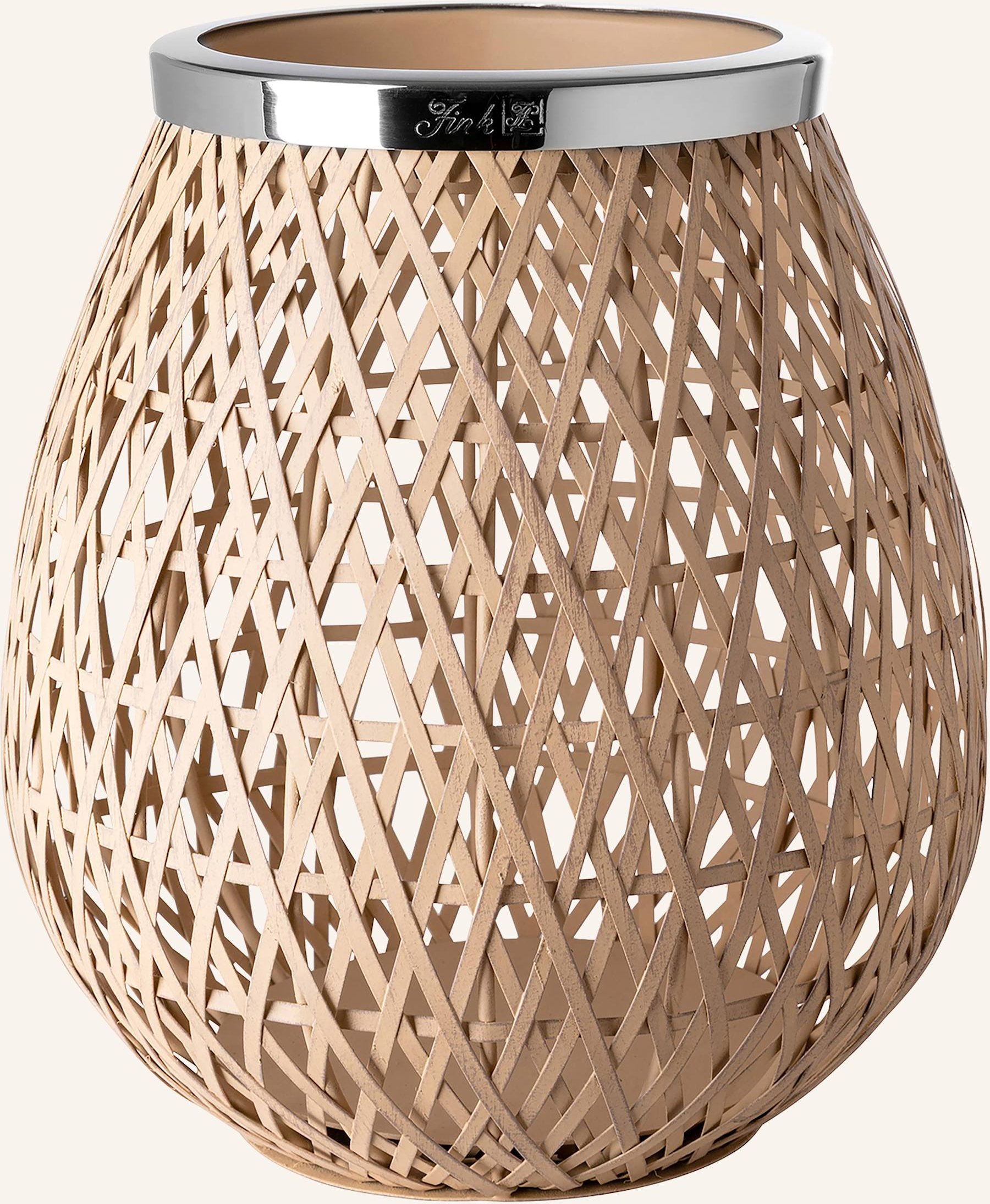 Fink Windlicht Ohne Glas Shona silber