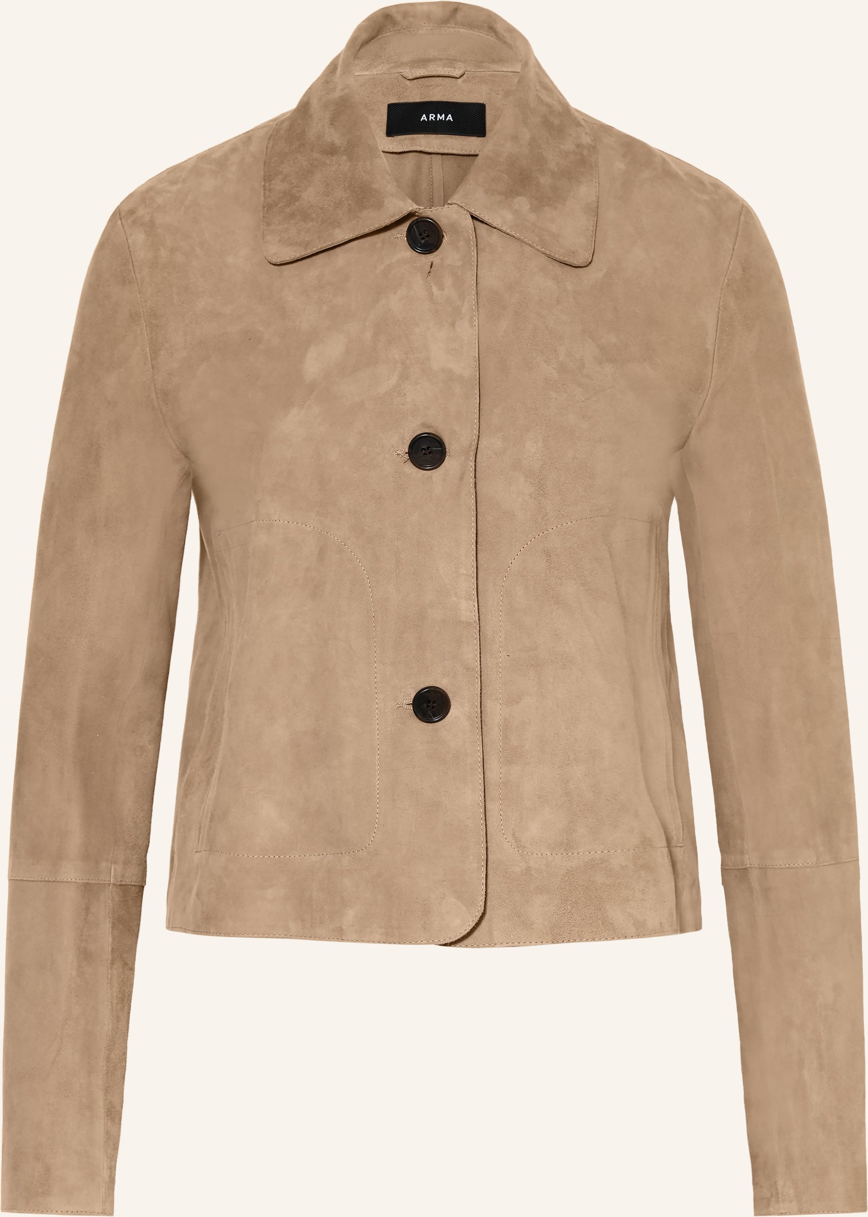 Arma Lederjacke beige