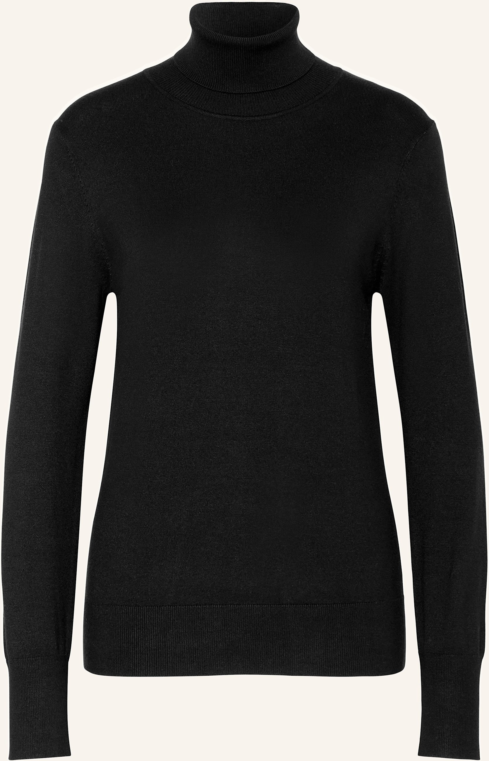 Darling Harbour Rollkragenpullover schwarz