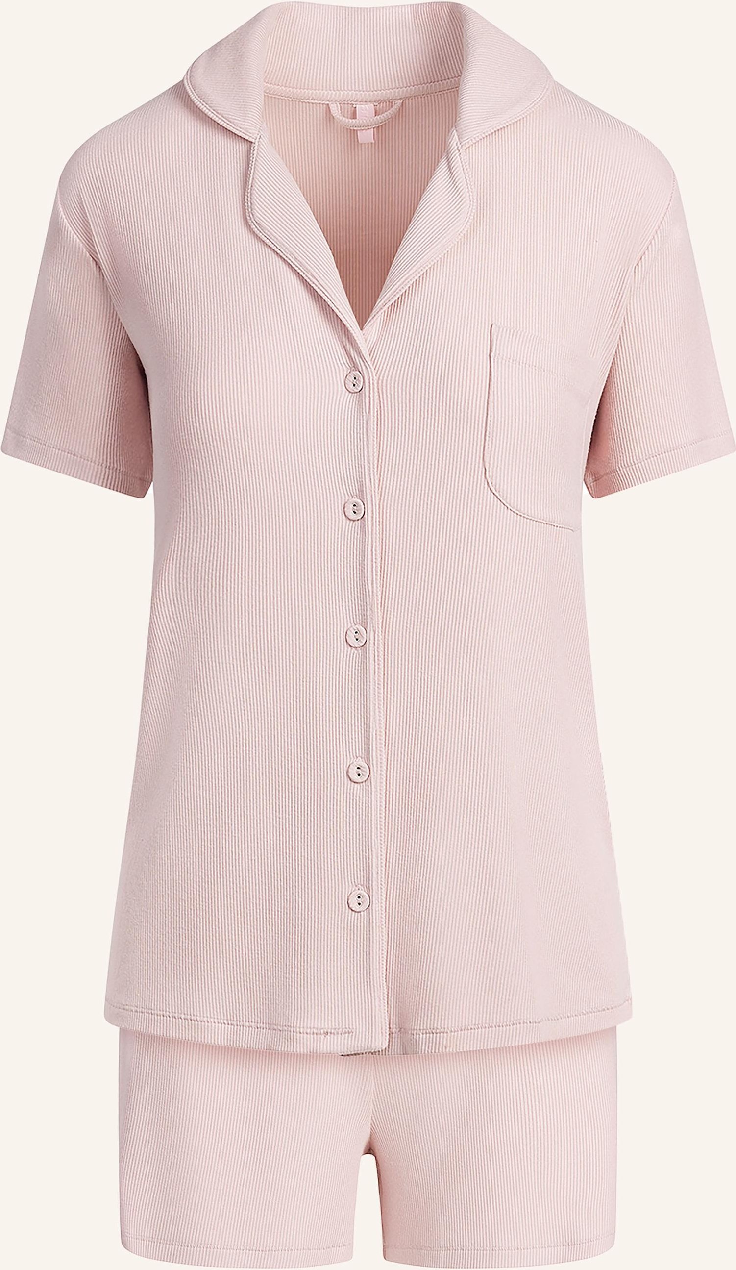 Thumbnail - Skims Shorty-Schlafanzug Soft Lounge rosa