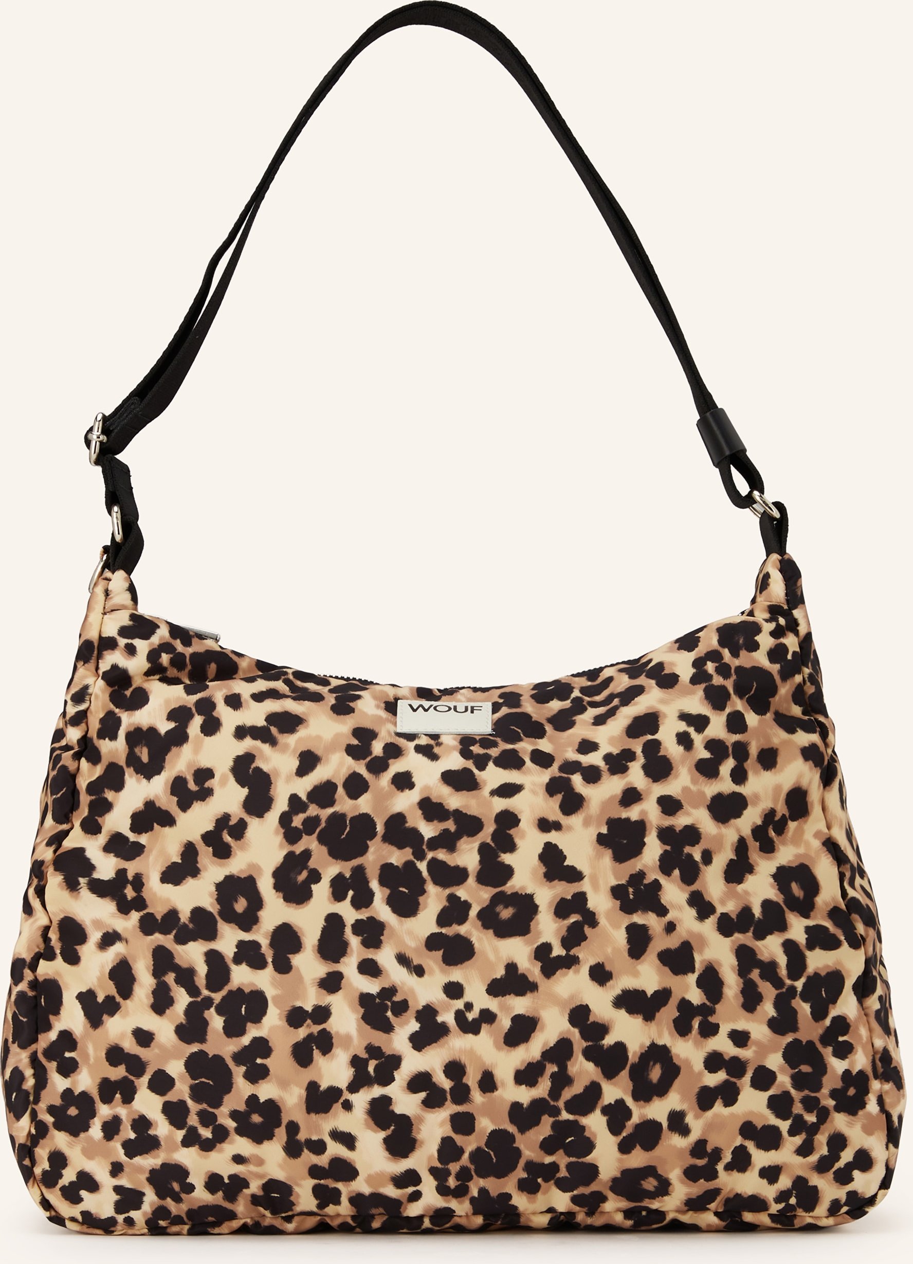 Thumbnail - Wouf Schultertasche Feline braun