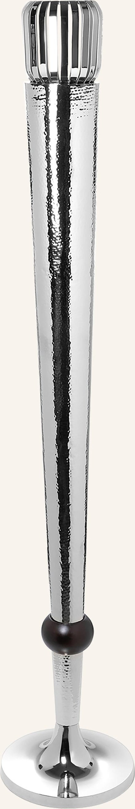 Fink Vase, Bodenleuchter Marni silber