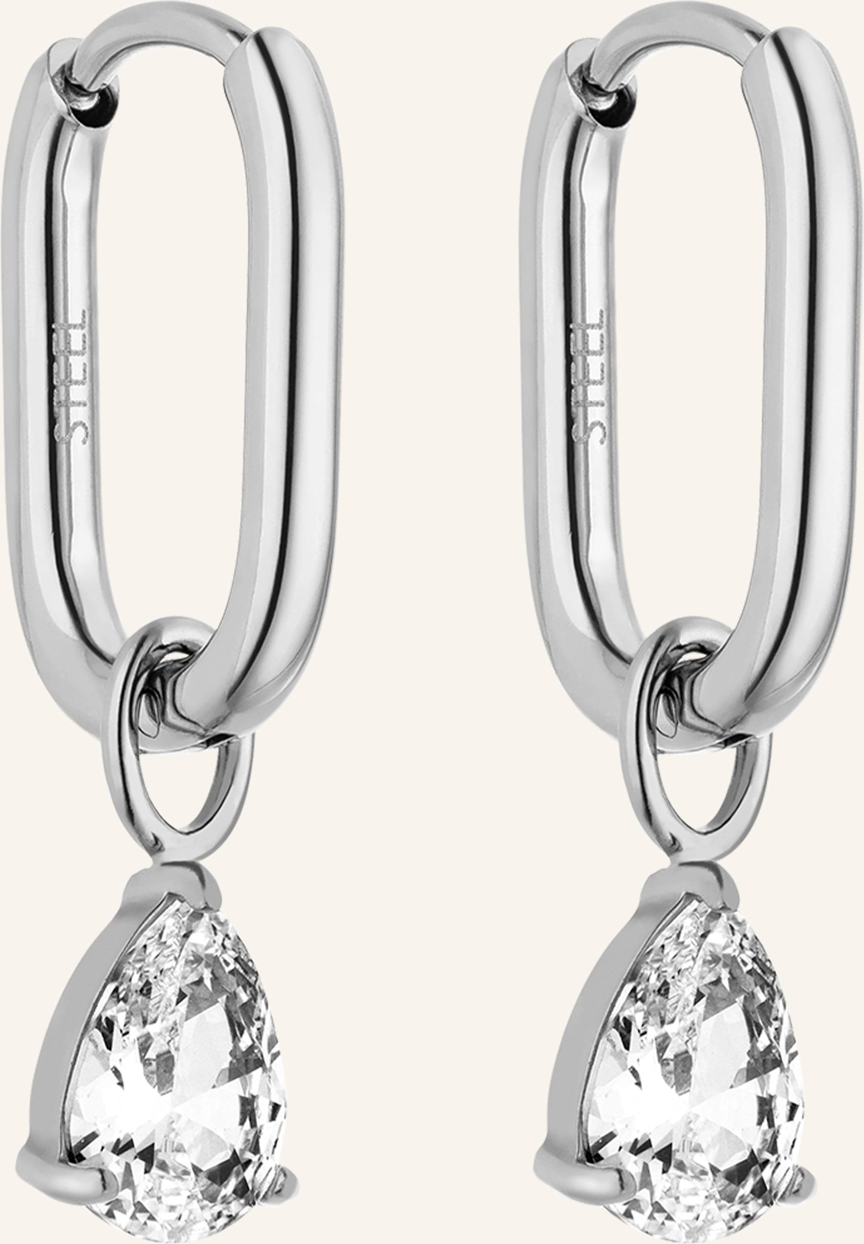 S.Oliver Creolen Aus Edelstahl silber