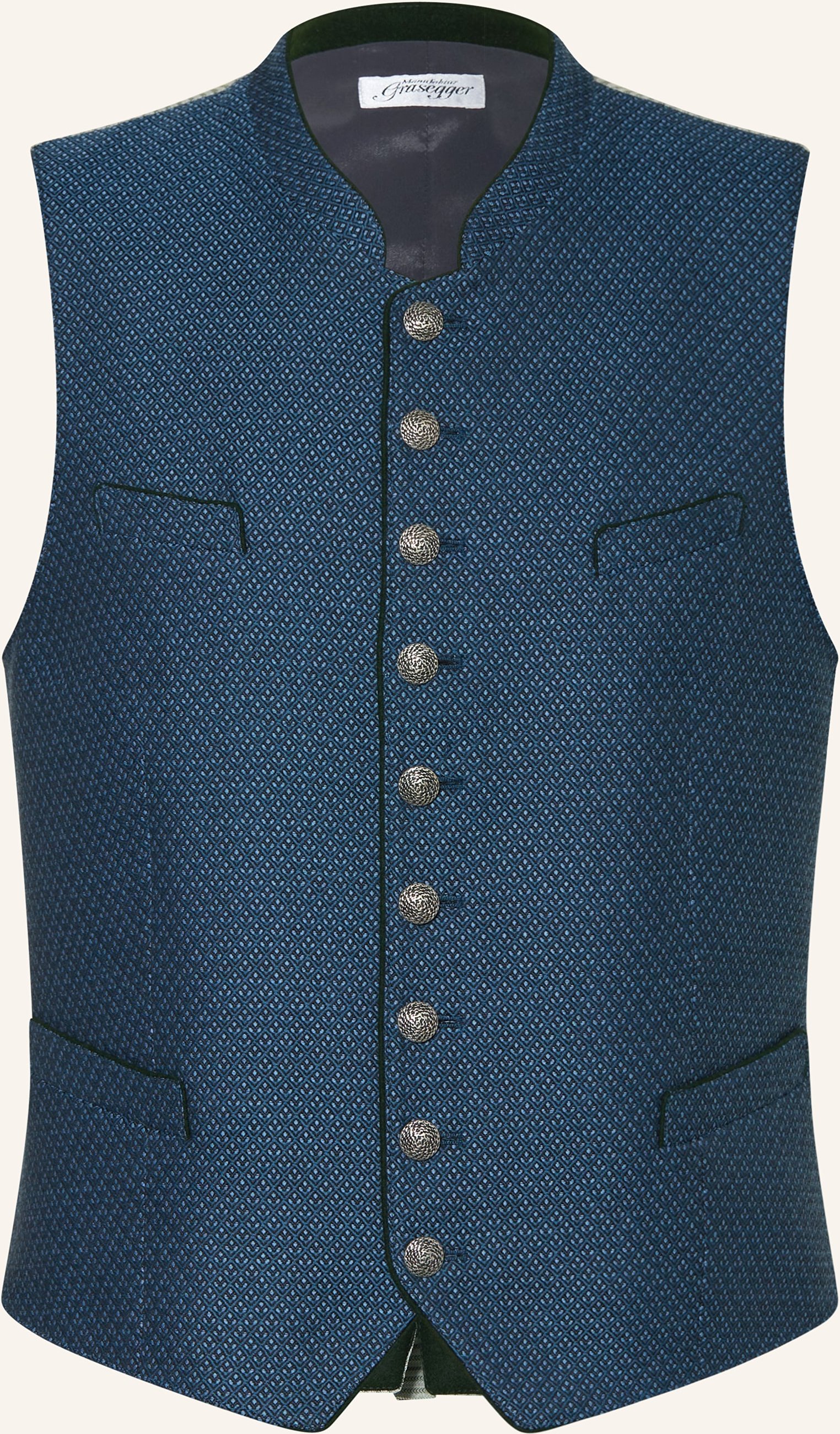 Grasegger Trachtenweste Voitl blau