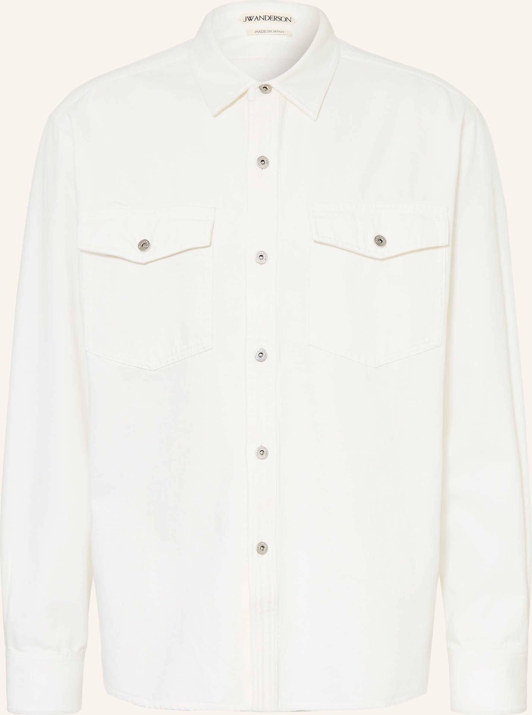 Thumbnail - Jw Anderson Jeans-Overshirt weiss