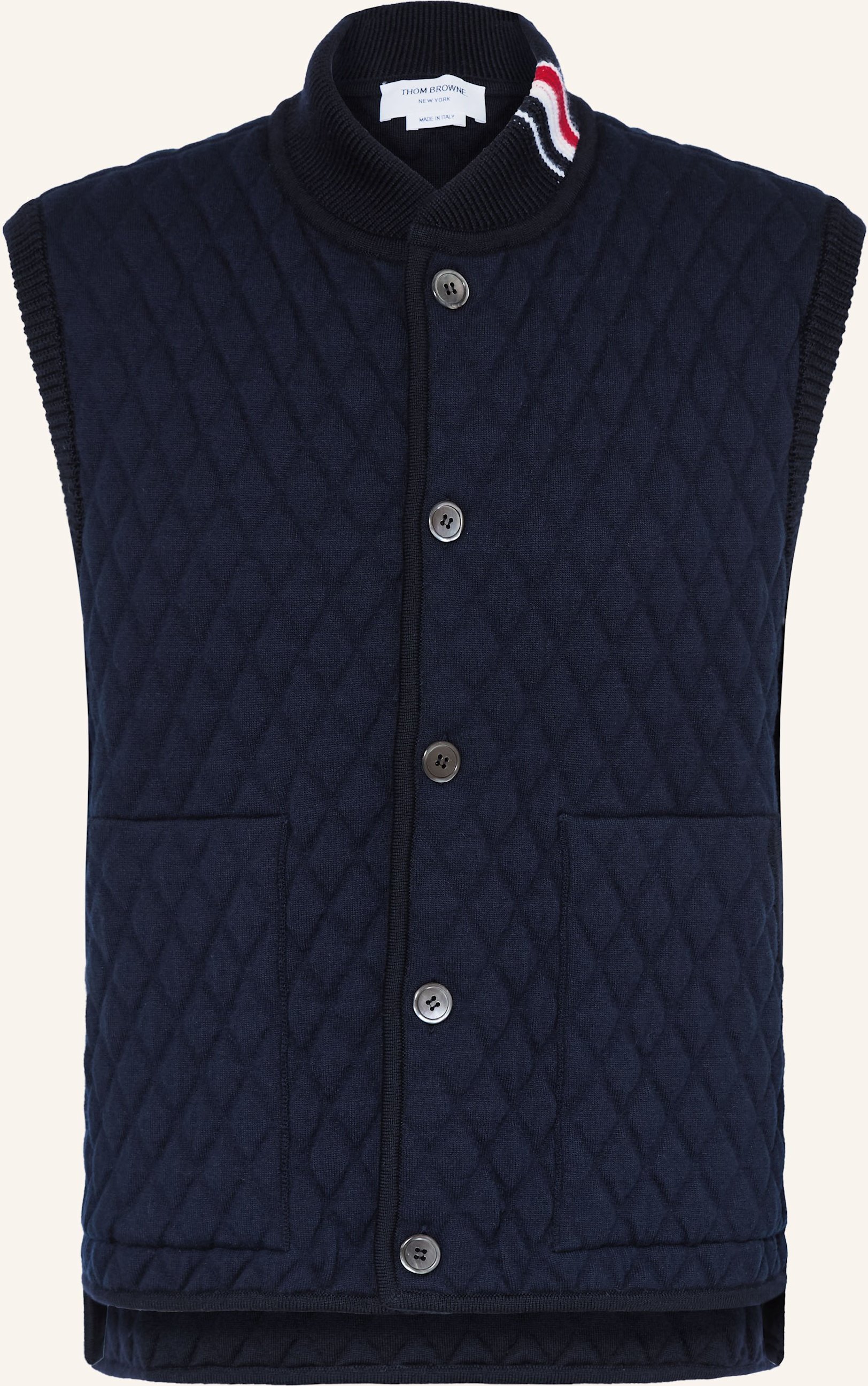 Thumbnail - Thom Browne. Steppweste blau