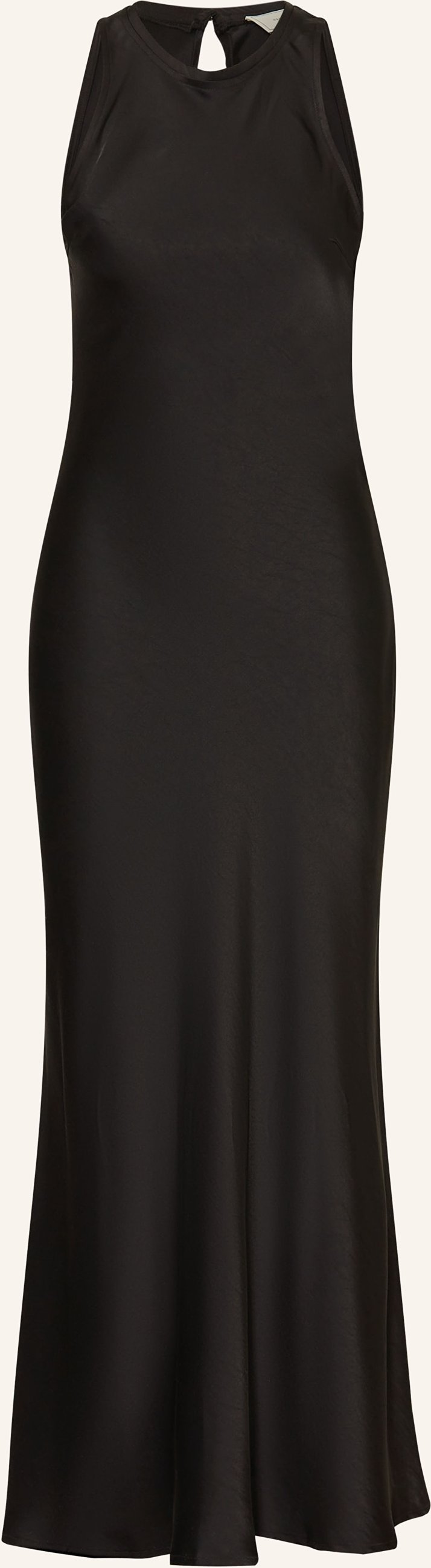 Neo Noir Satinkleid Celinie schwarz