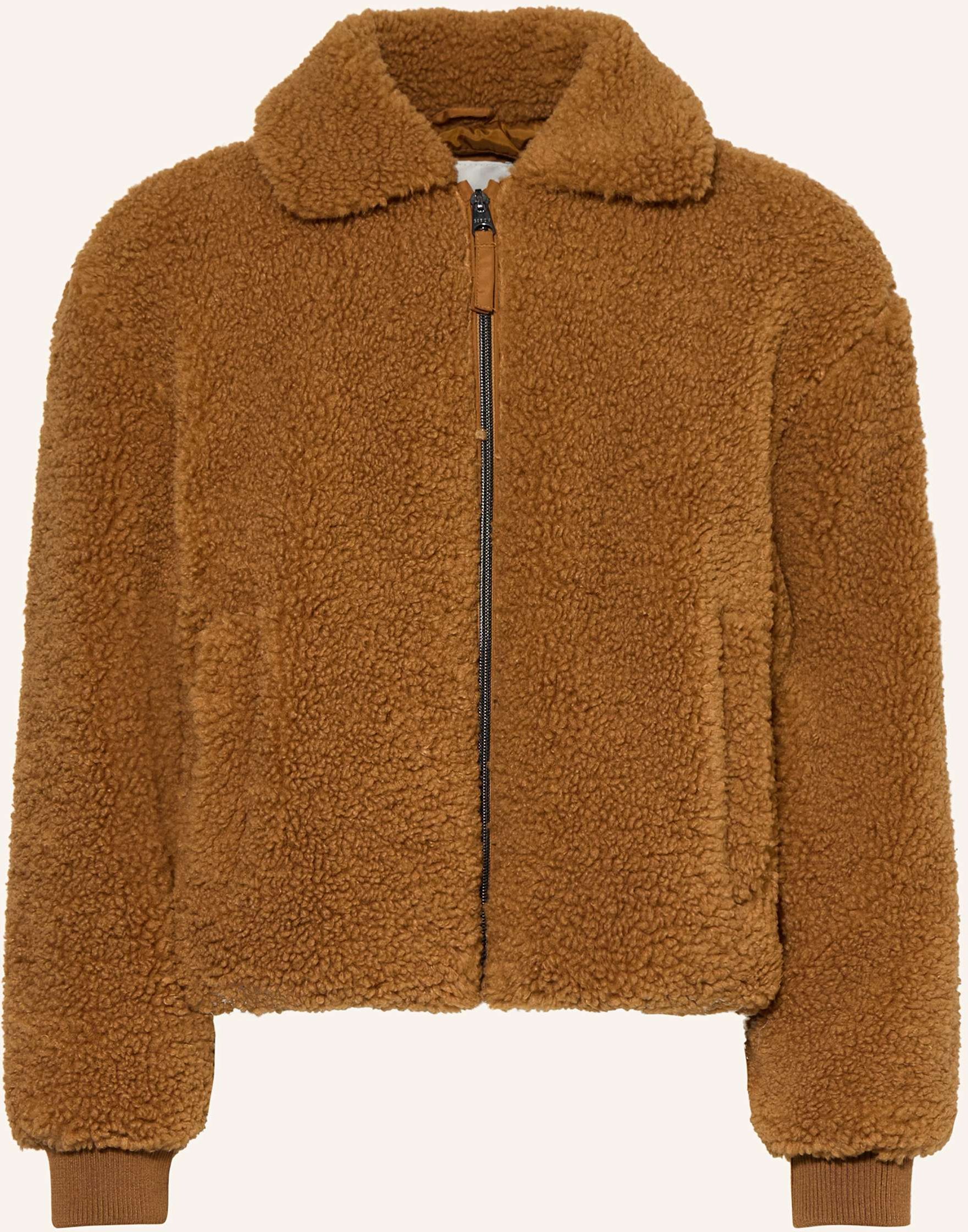 Garcia Teddyfell-Jacke braun