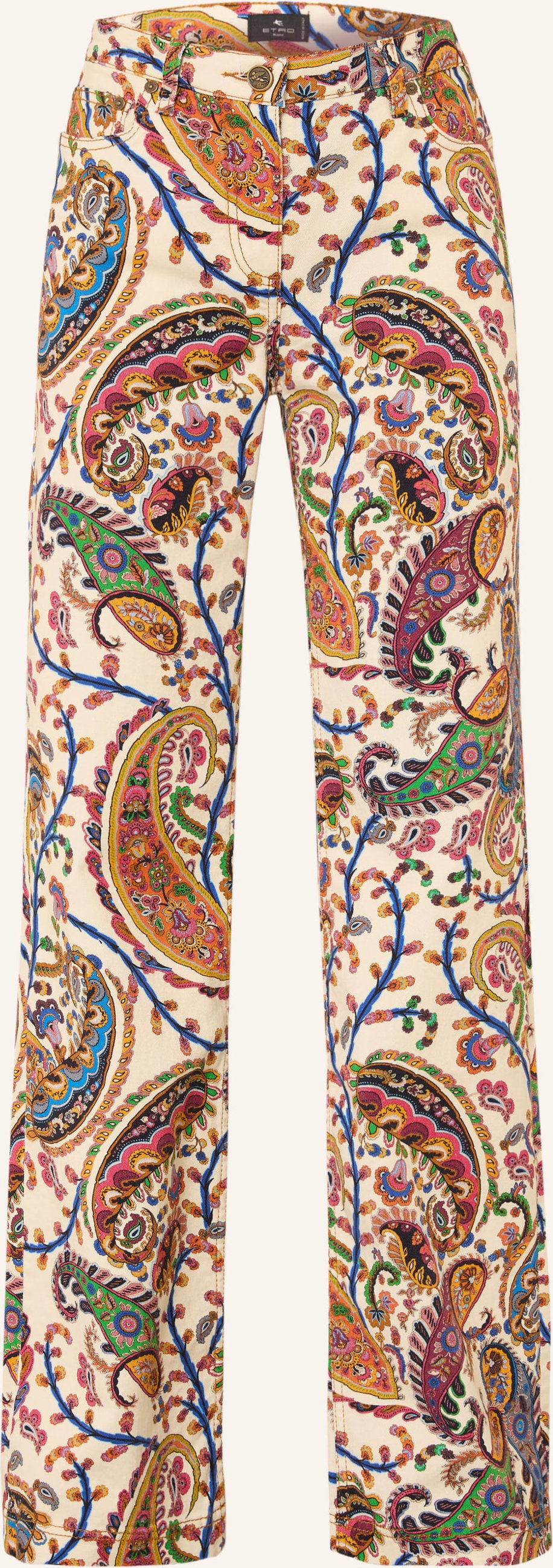 Etro Bootcut Jeans rot