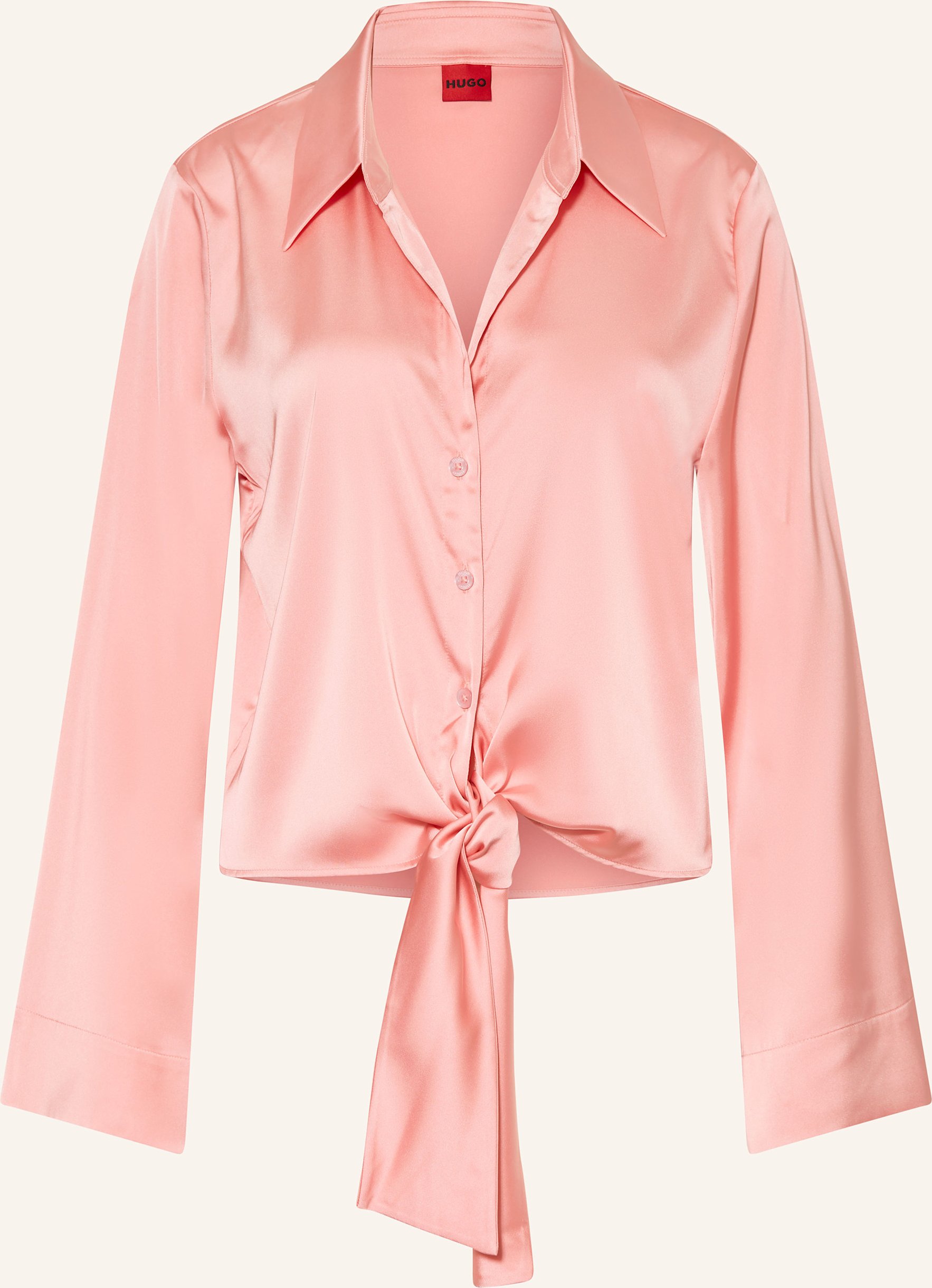 Hugo Satinbluse Errika rosa