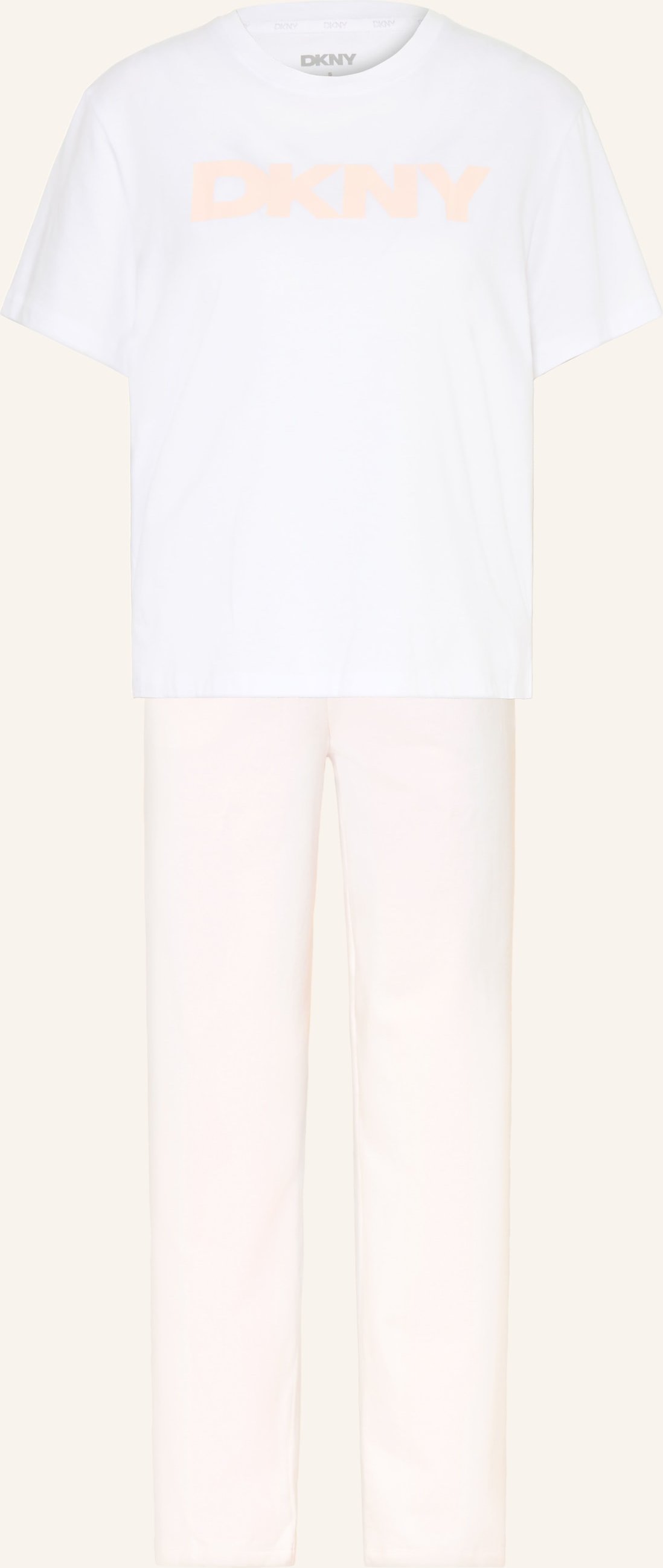 Dkny Schlafanzug Make Your Mark Mit Schmucksteinen rosa