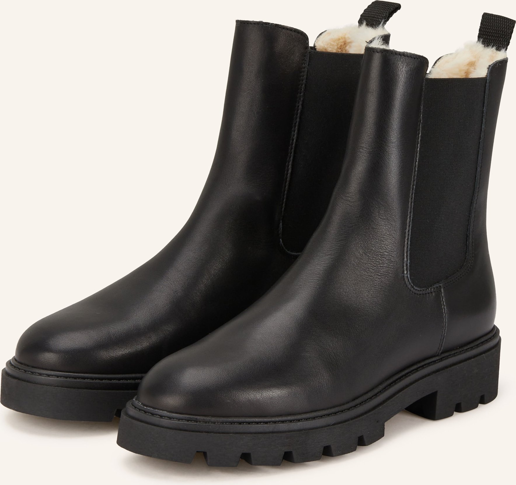Mrs & Hugs Chelsea-Boots schwarz