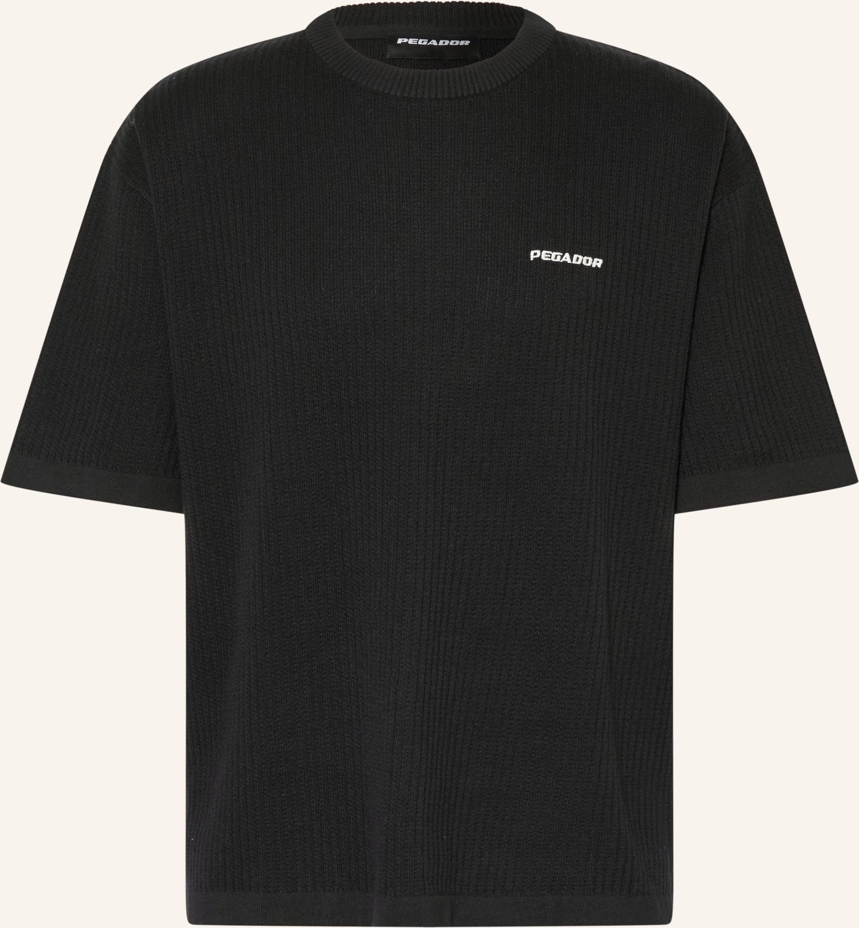 Pegador Strickshirt Ston schwarz