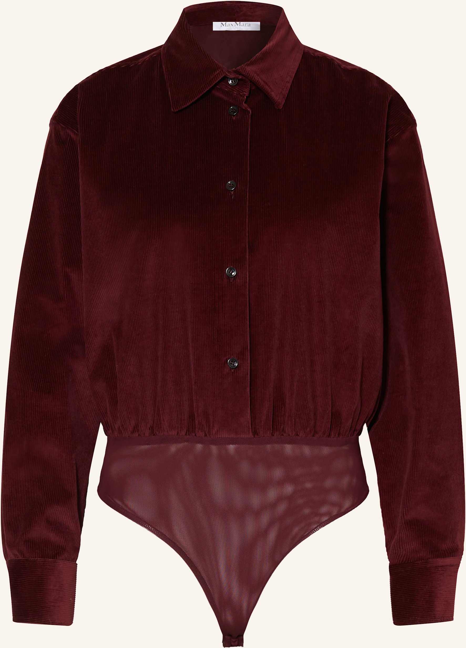 Thumbnail - Max Mara Blusen-Body Fertile rot