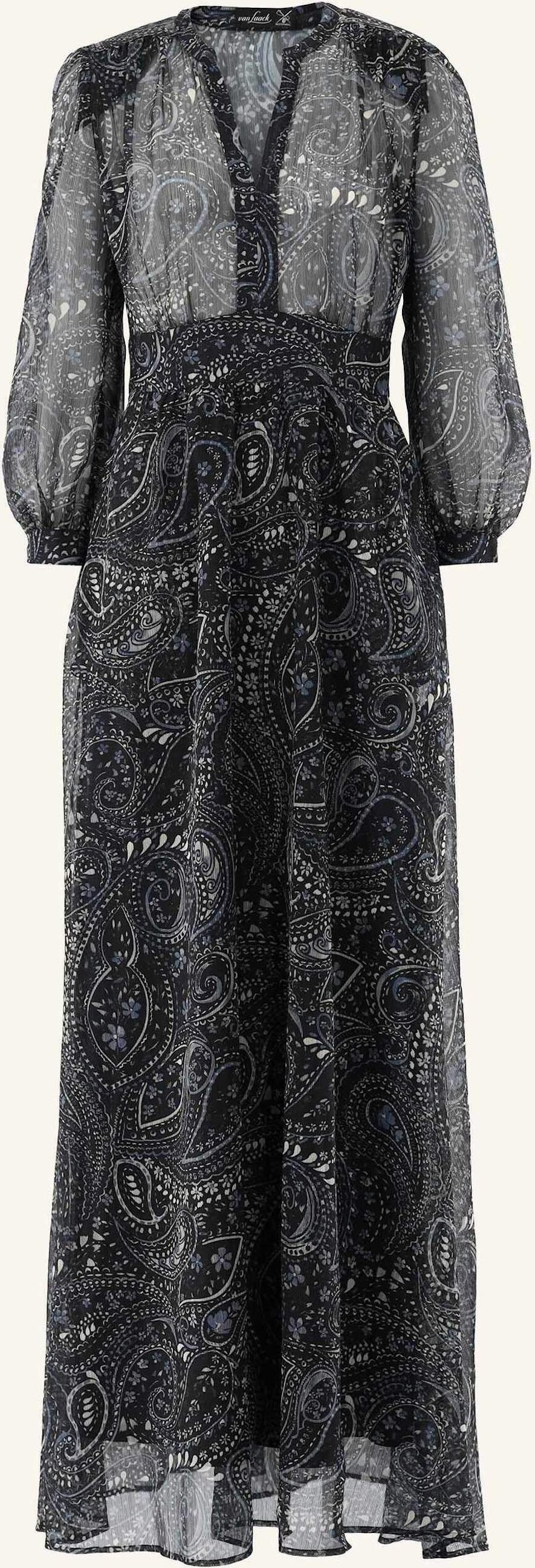 Van Laack Kleid Comfort Fit blau