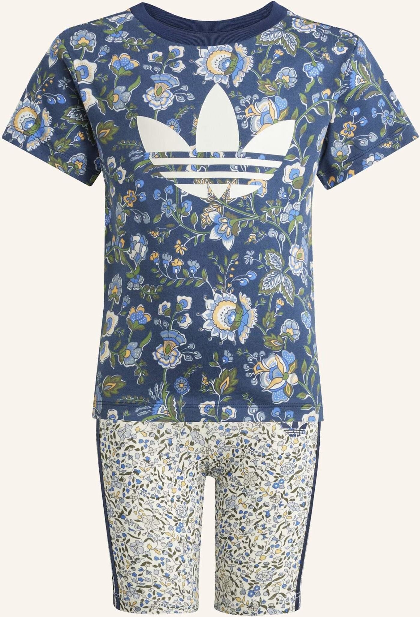 Adidas Originals Adidas Originals X Liberty London Kids T-Shirt-Set blau