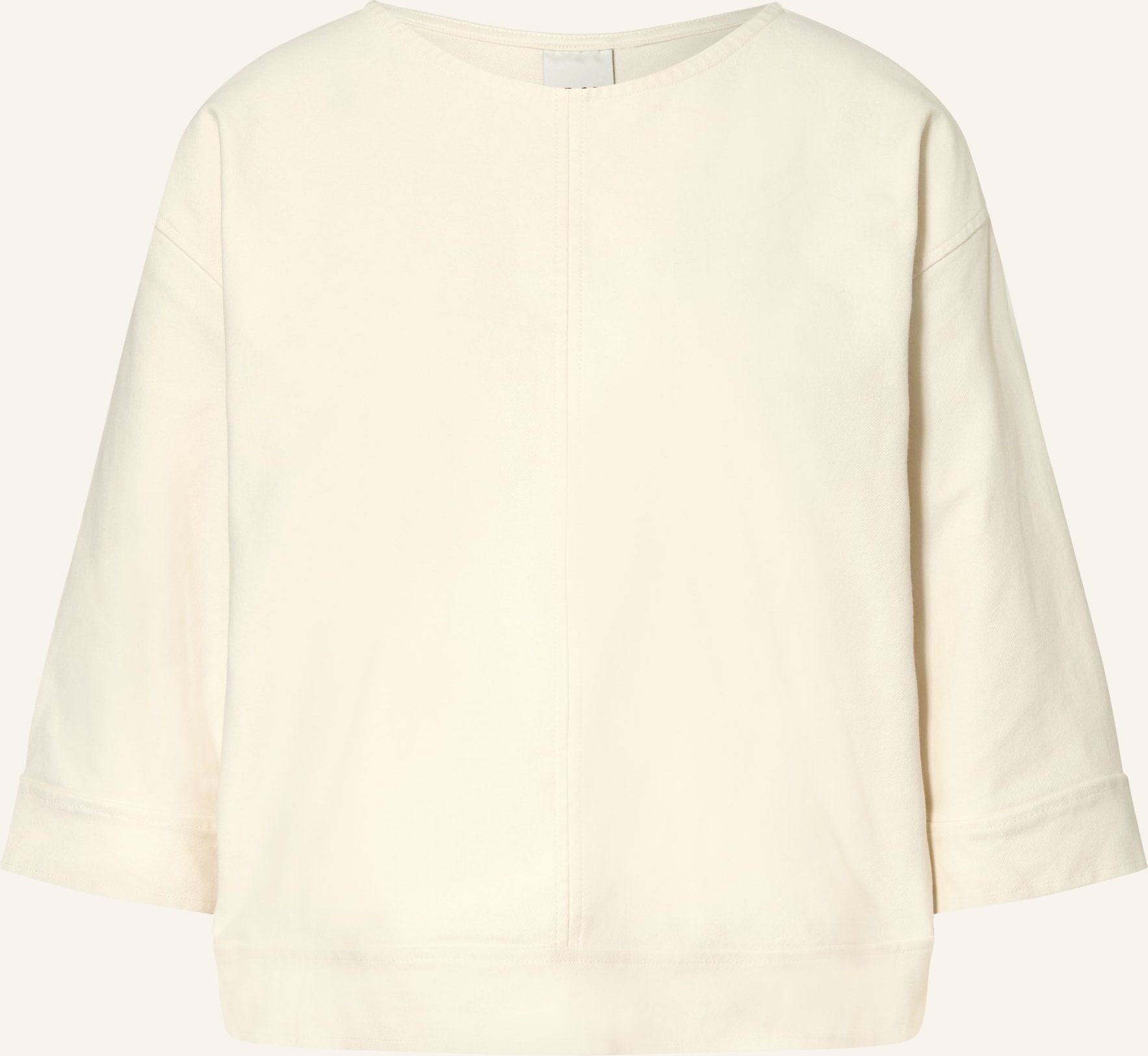 Ichi Blusenshirt Ihkate In Jeansoptik Mit 3/4-Arm beige