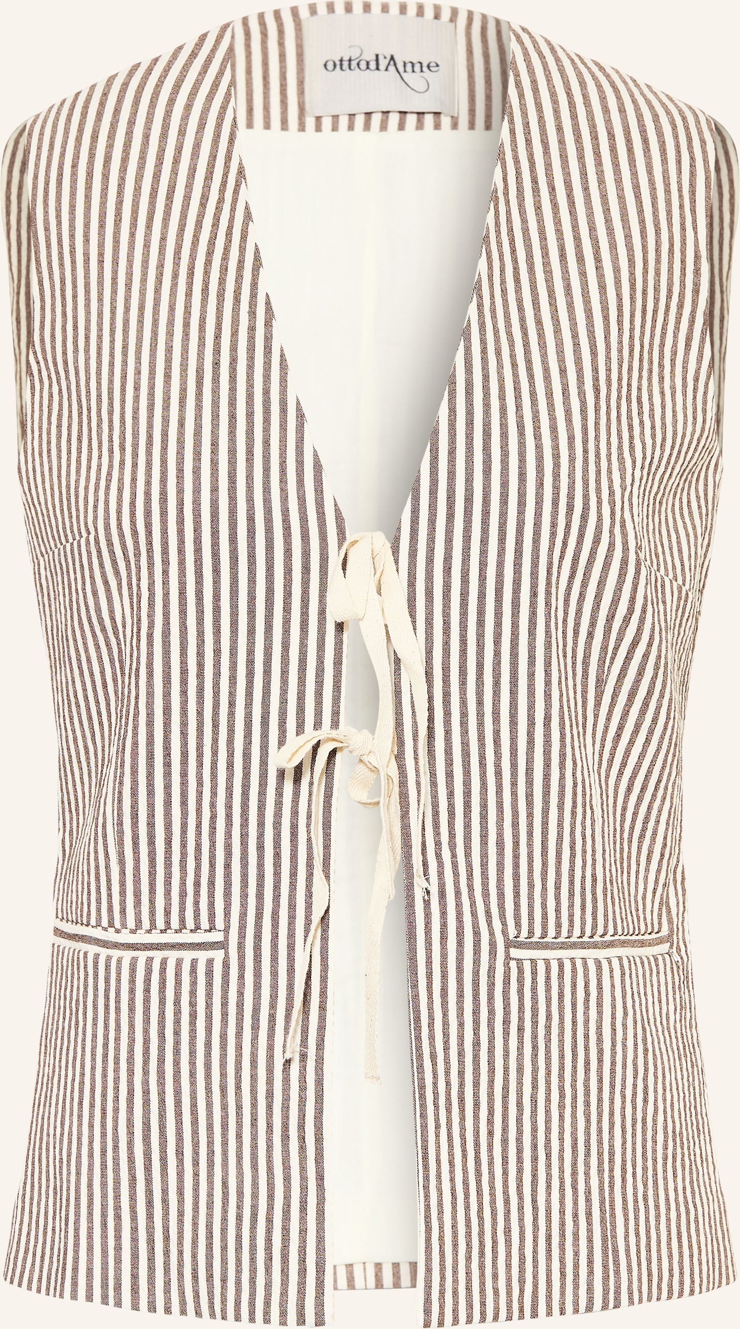 Ottod'ame Blazerweste braun