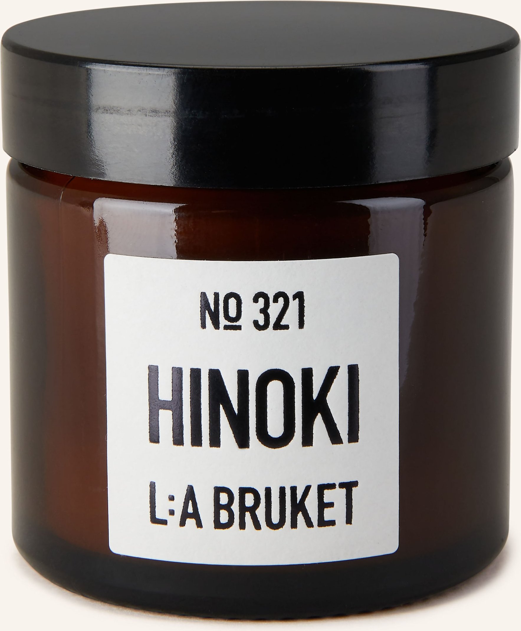 L:A Bruket Duftkerze Hinoki braun