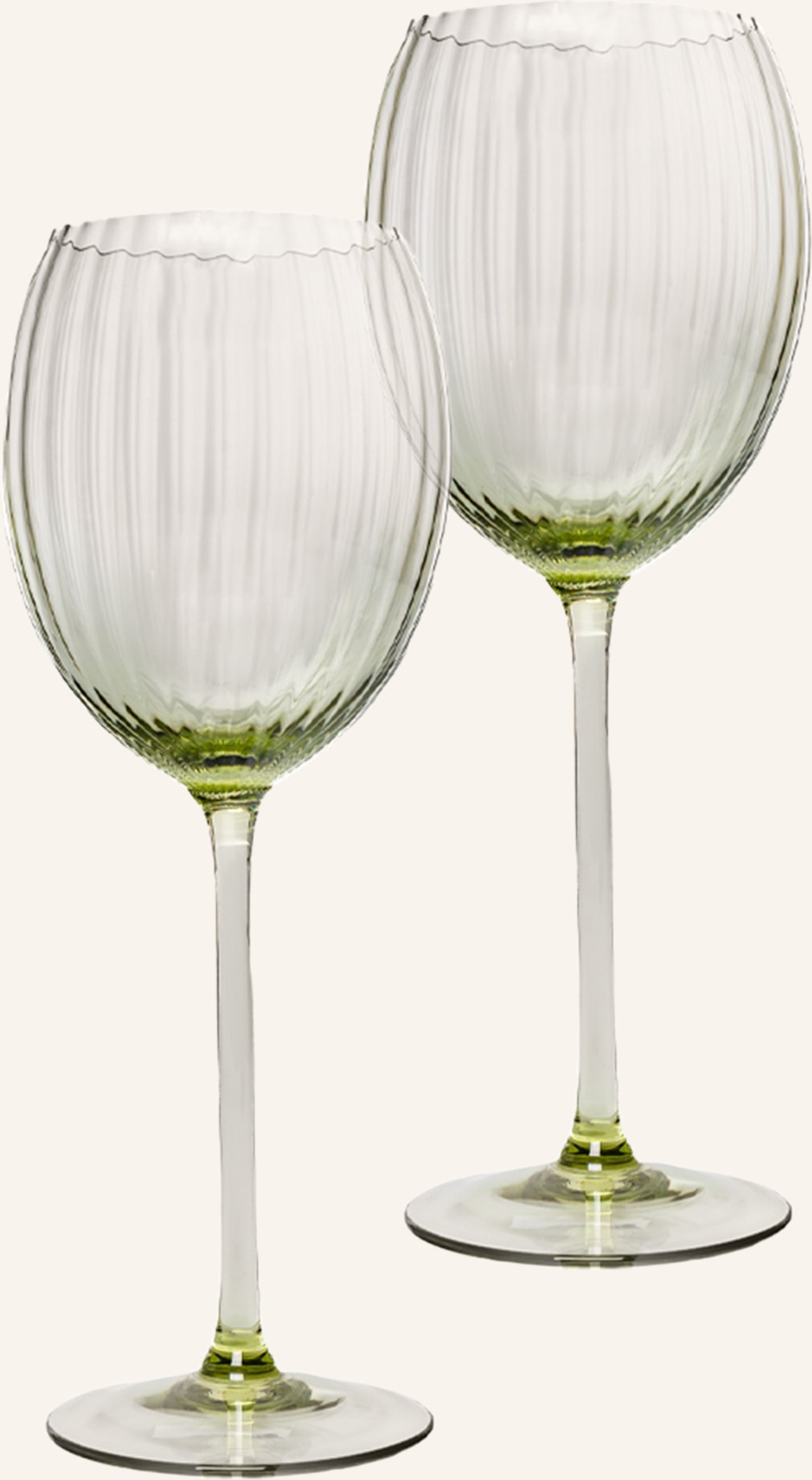 Anna Von Lipa 2er-Set Weingläser Lyon gruen