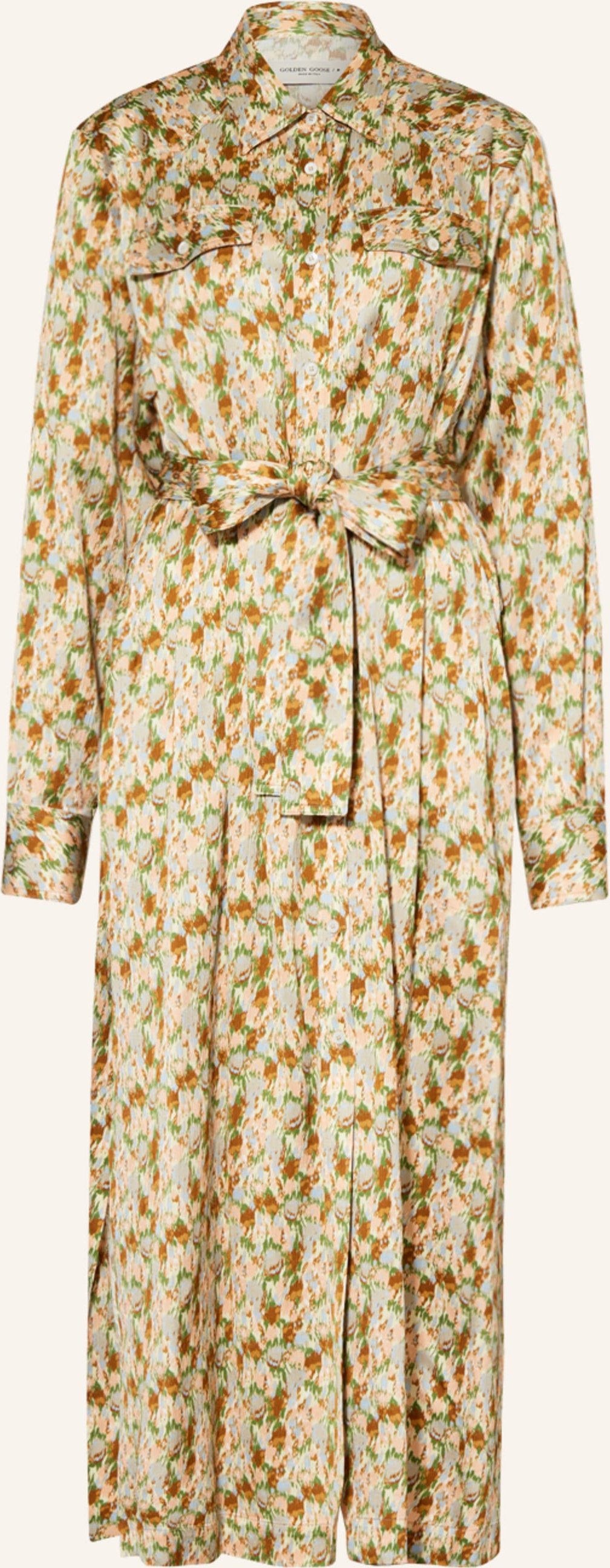 Golden Goose Hemdblusenkleid Journey gelb