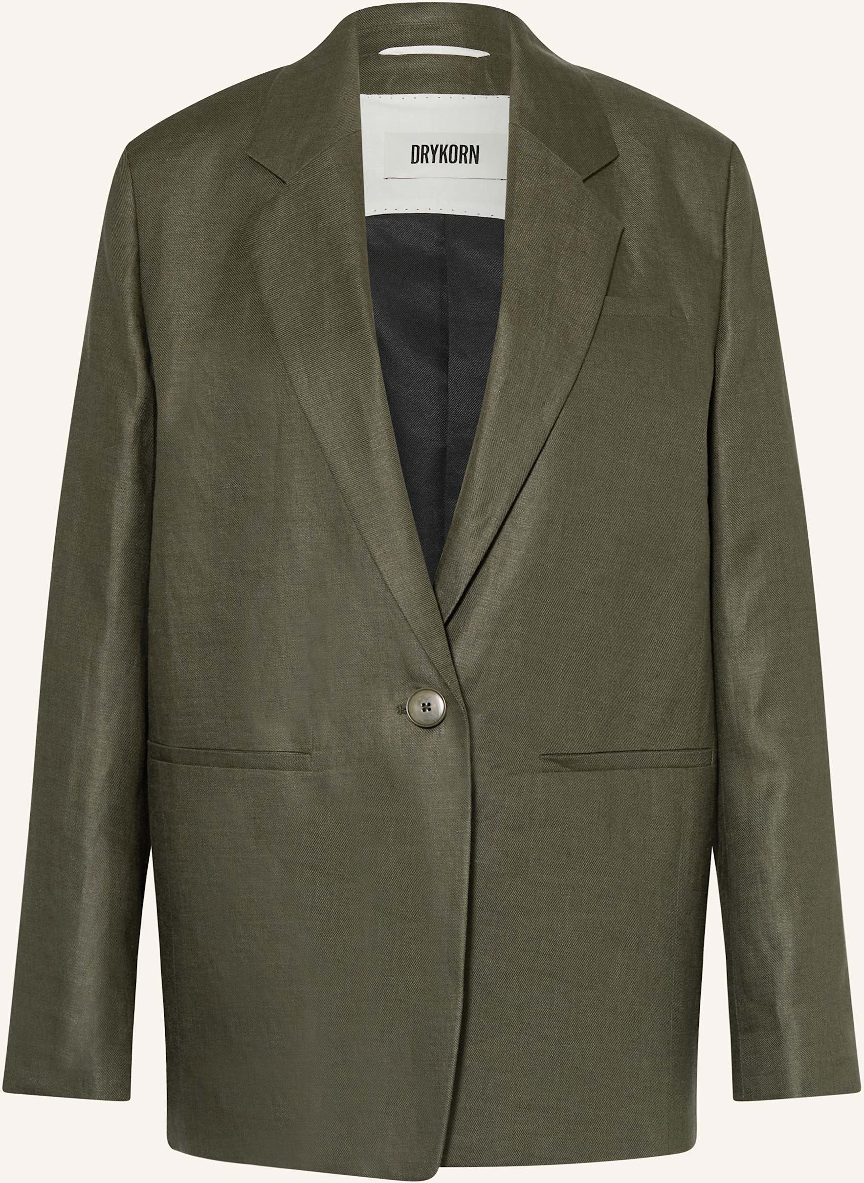 Drykorn Leinenblazer Mowtie gruen