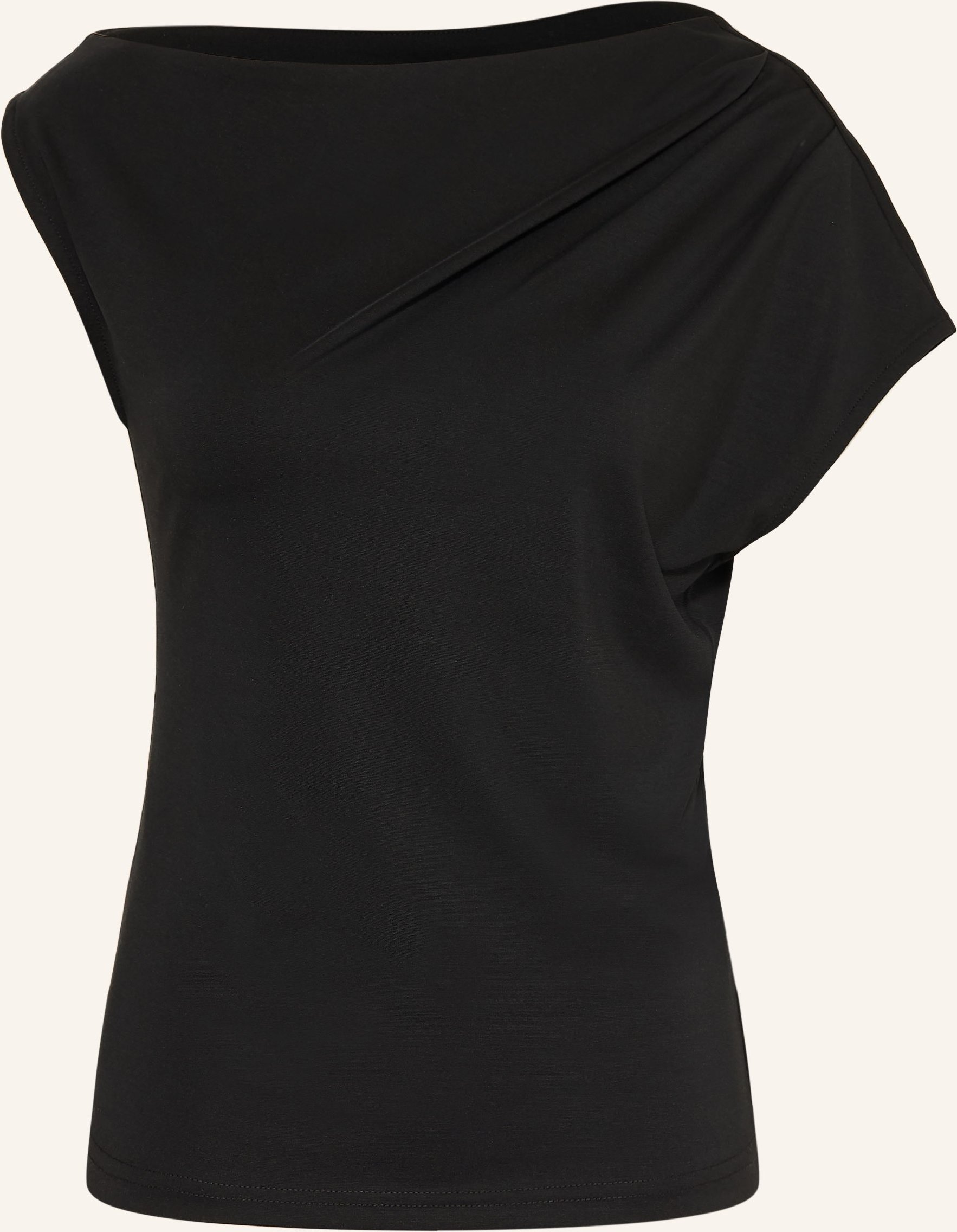 Selected Femme One-Shoulder-Top schwarz