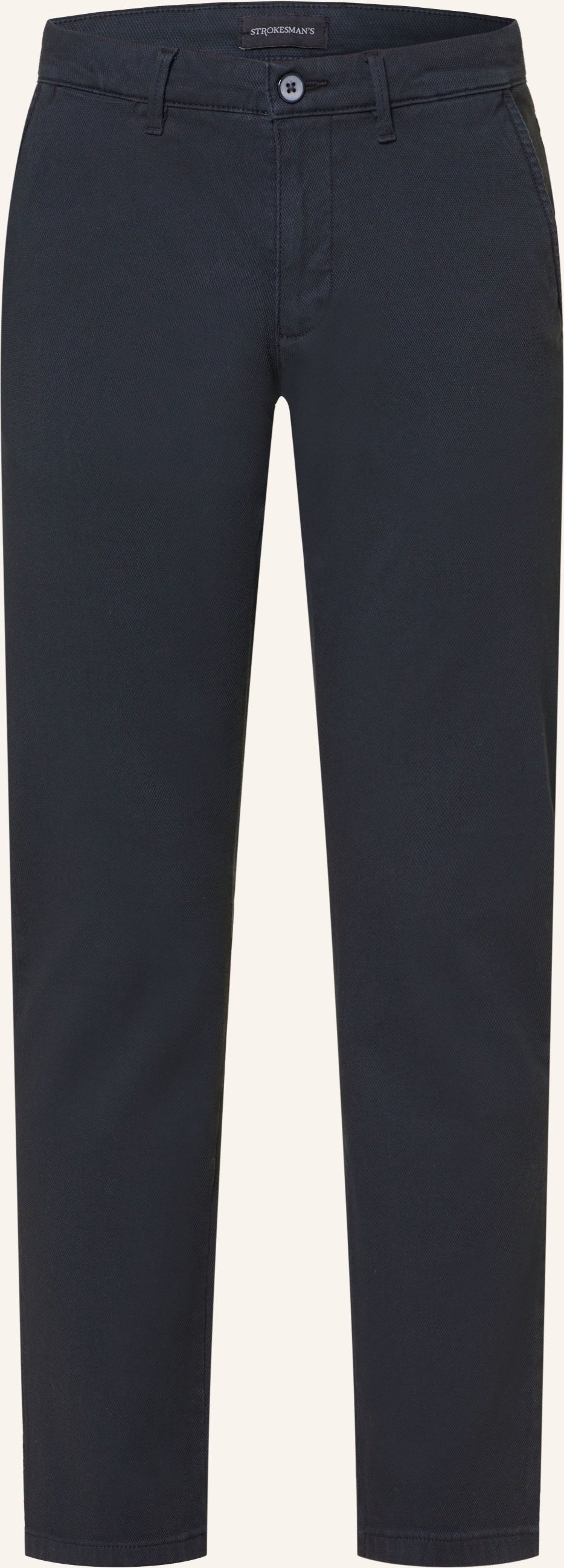 Strokesman's Piqué-Chino Slim Fit blau