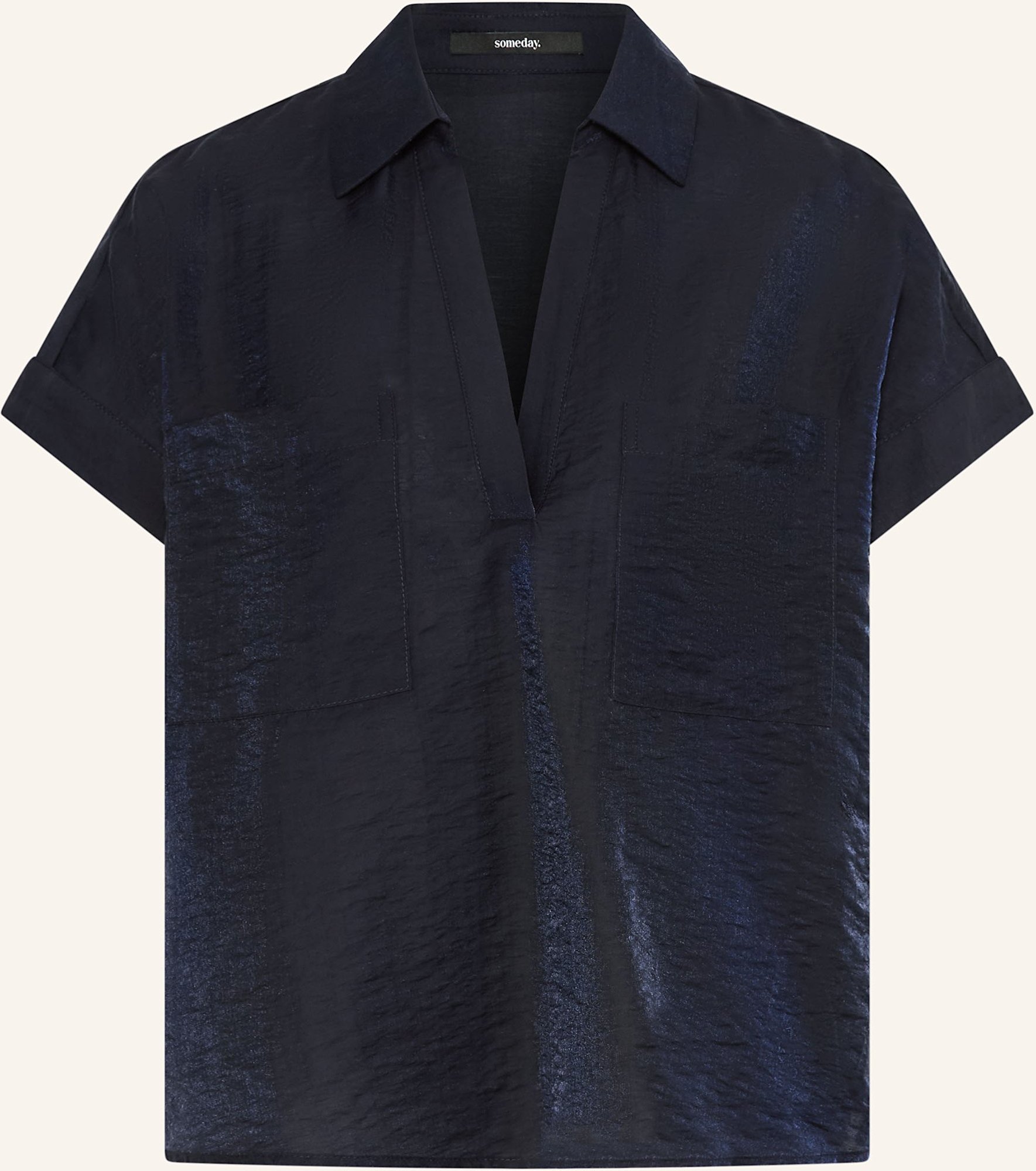 Someday Blusenshirt Zleana blau