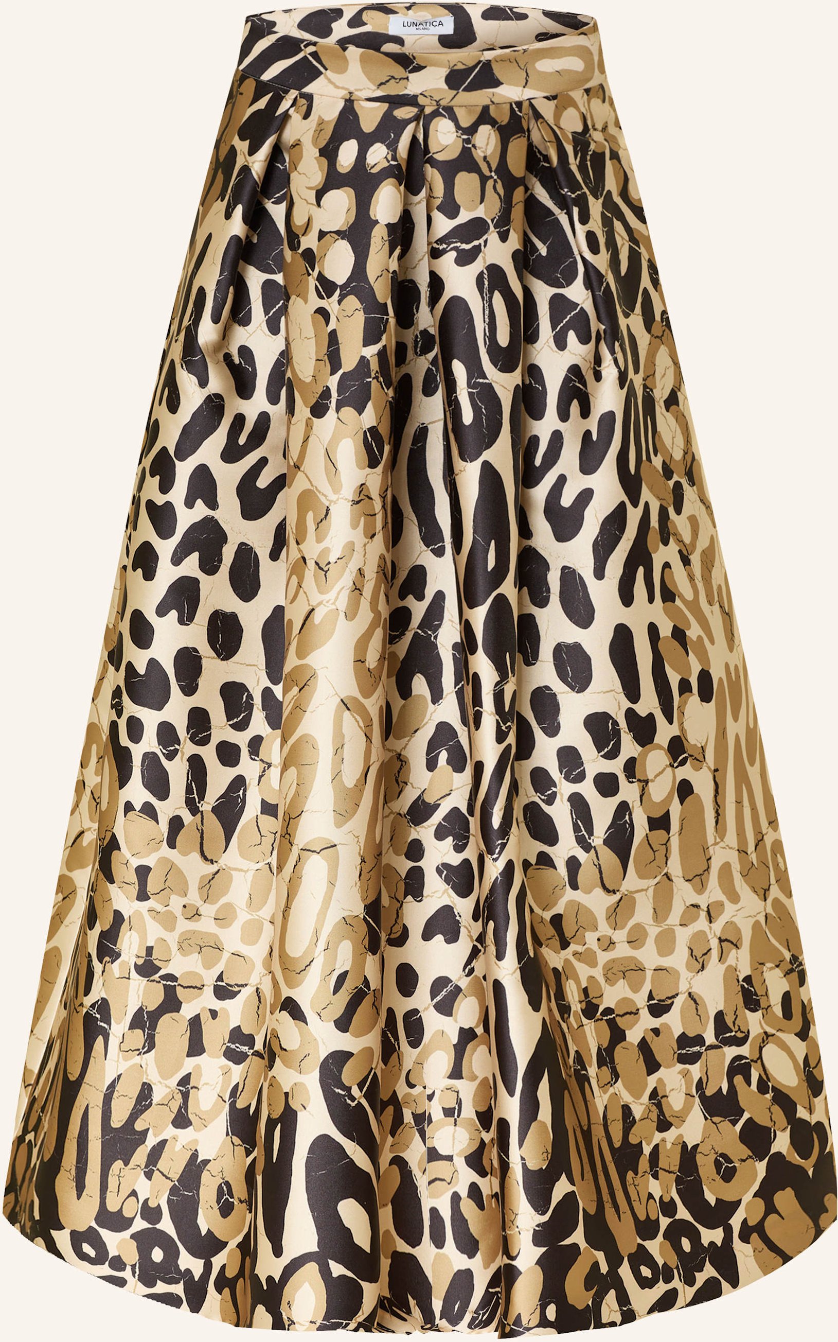 Lunatica Milano Faltenrock braun