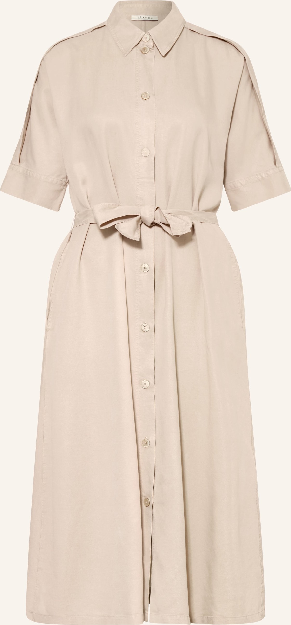 Maerz Muenchen Hemdblusenkleid beige