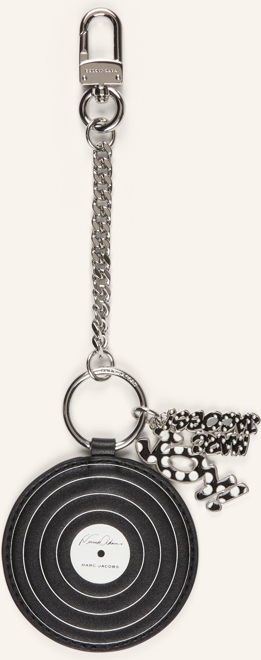 Thumbnail - Marc Jacobs Taschenanhänger The Bag Charm Vinyl schwarz