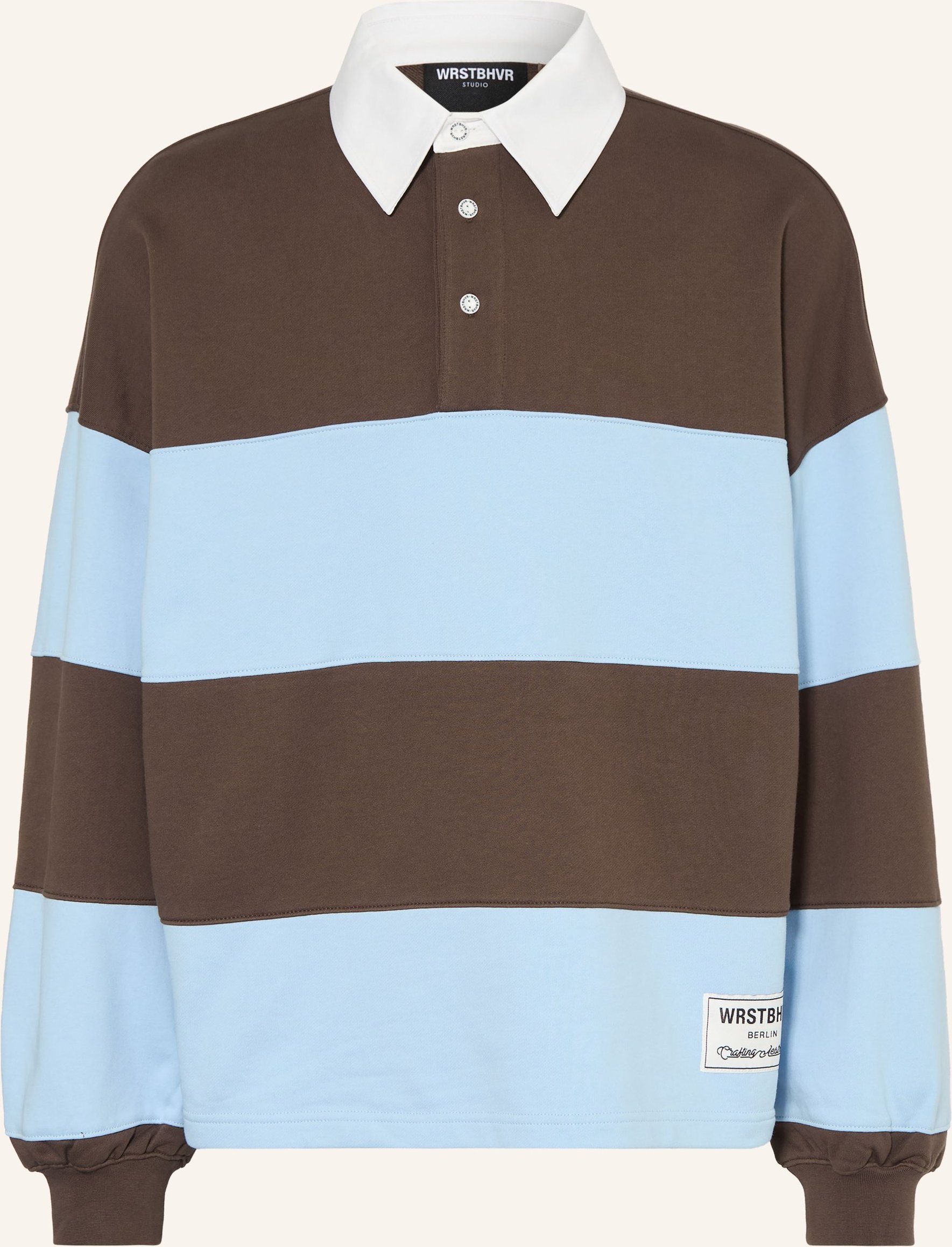 Wrstbhvr Sweat-Rugbyshirt Geri braun