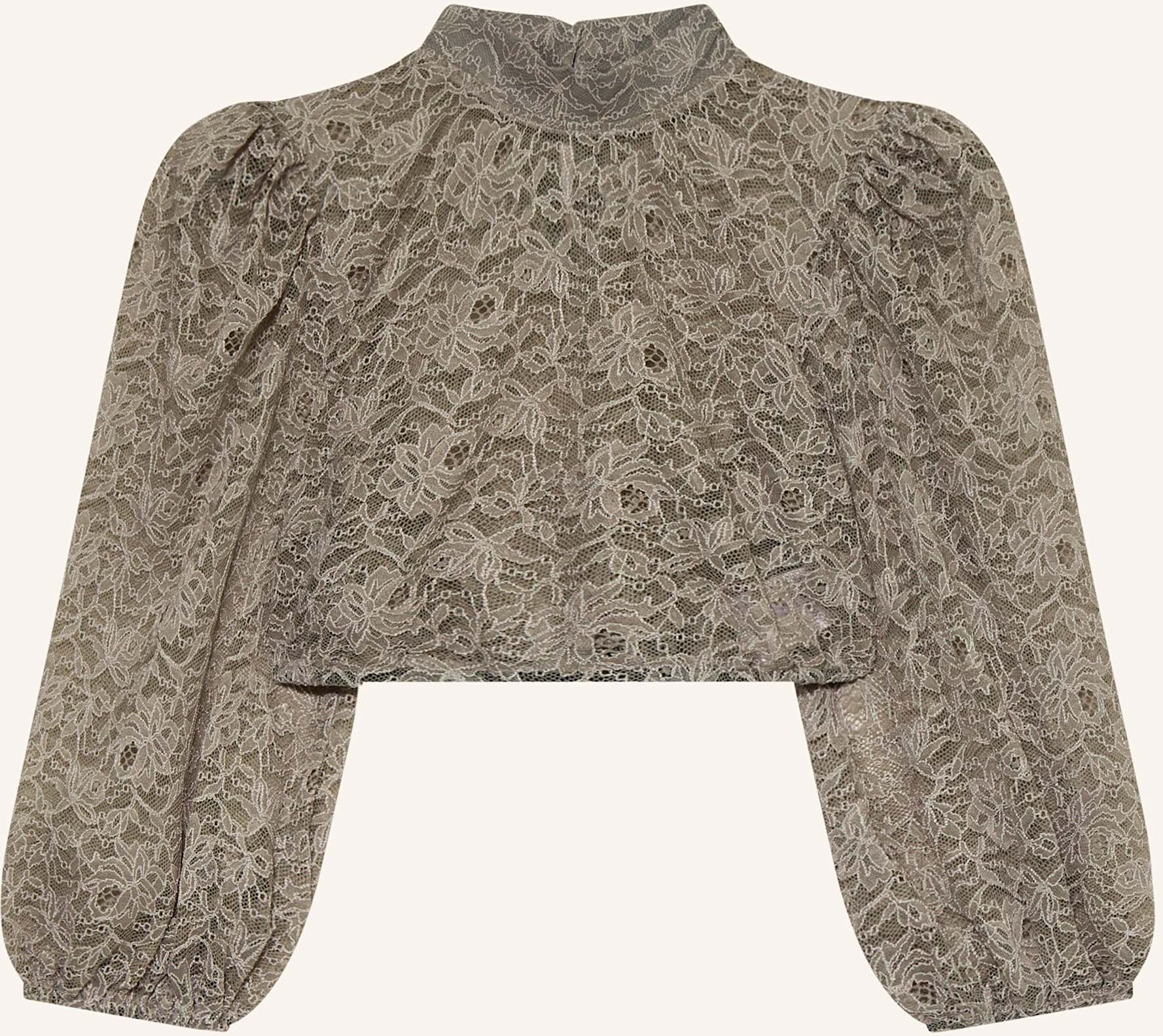 Thumbnail - Heimatglück Tracht Dirndlbluse Kassandra Mit 3/4-Arm Aus Spitze beige