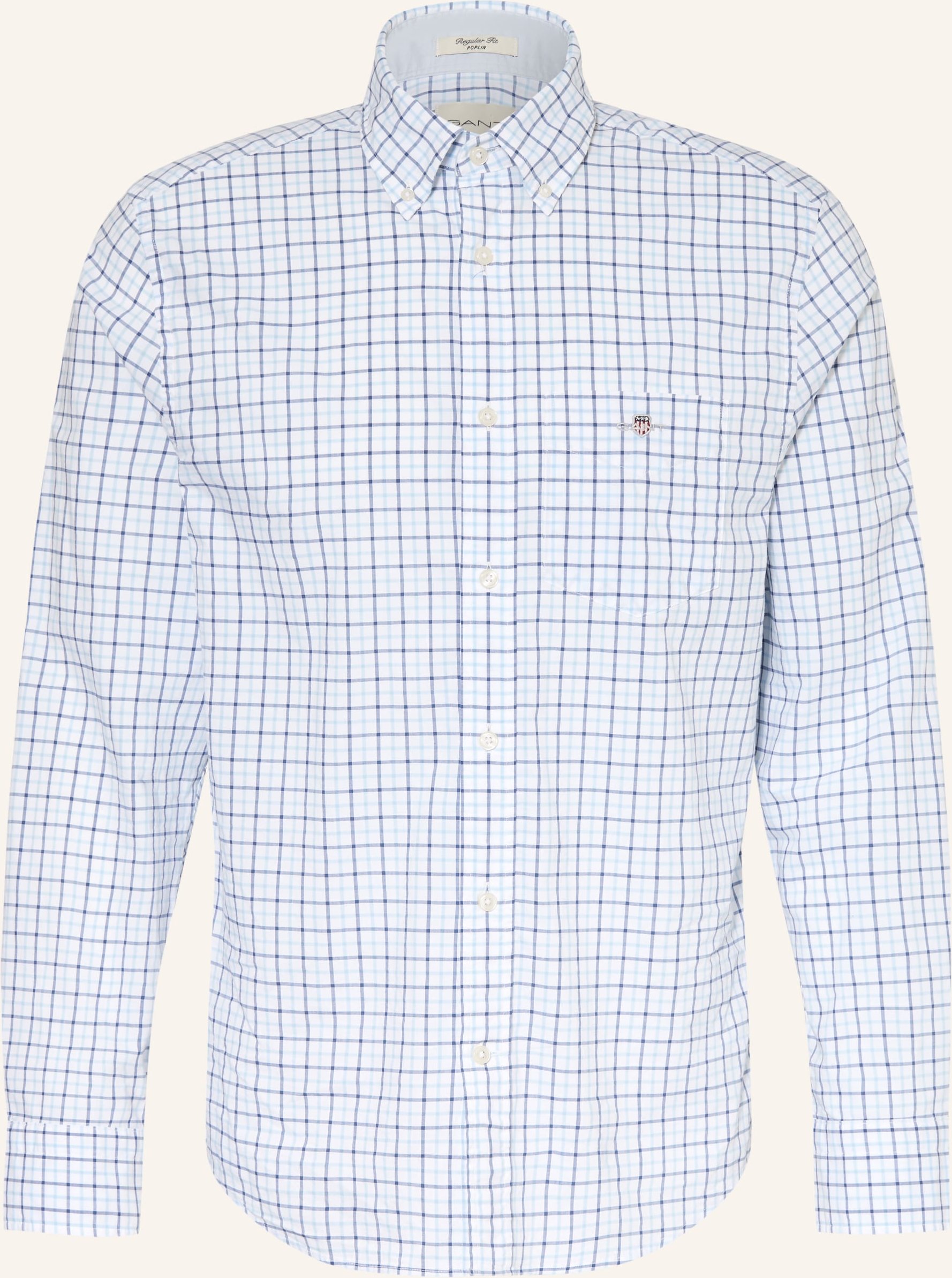 Thumbnail - Gant Hemd Regular Fit blau